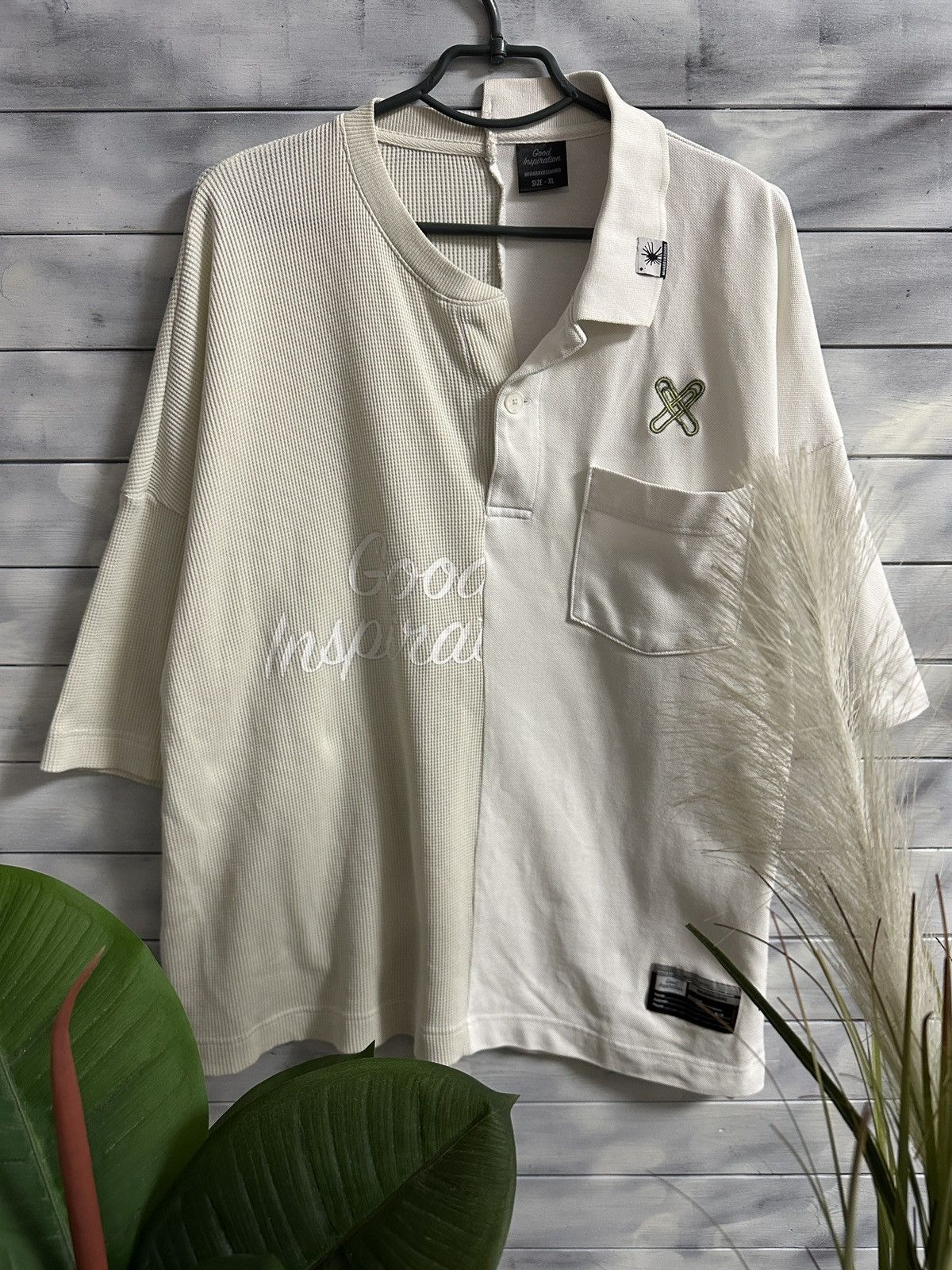 Maison MIHARA YASUHIRO Very Rare Polo Miharayasuhiro Good Inspiration Japan Style Size US XL / EU 56 / 4 - 1 Thumbnail
