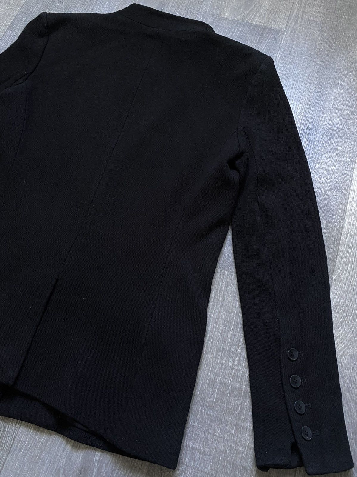 Helmut Lang Women’s Helmut Lang Made in USA Black Viscose Blazer Jacket Size M / US 6-8 / IT 42-44 - 20 Thumbnail