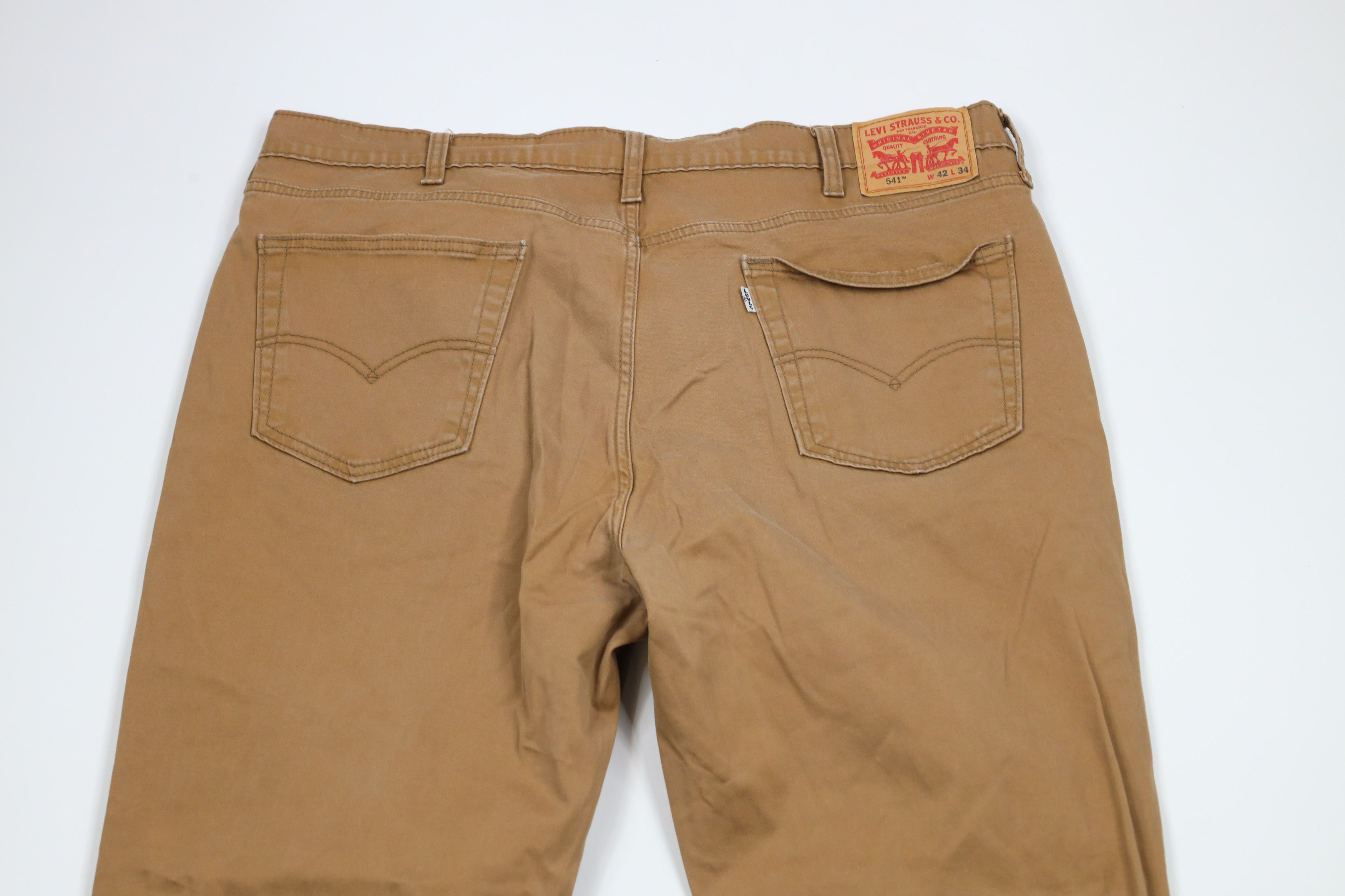 Levi's × Vintage Vintage Y2K Levis 541 Stretch Athletic Fit Pants Brown Size US 42 / EU 58 - 12 Thumbnail