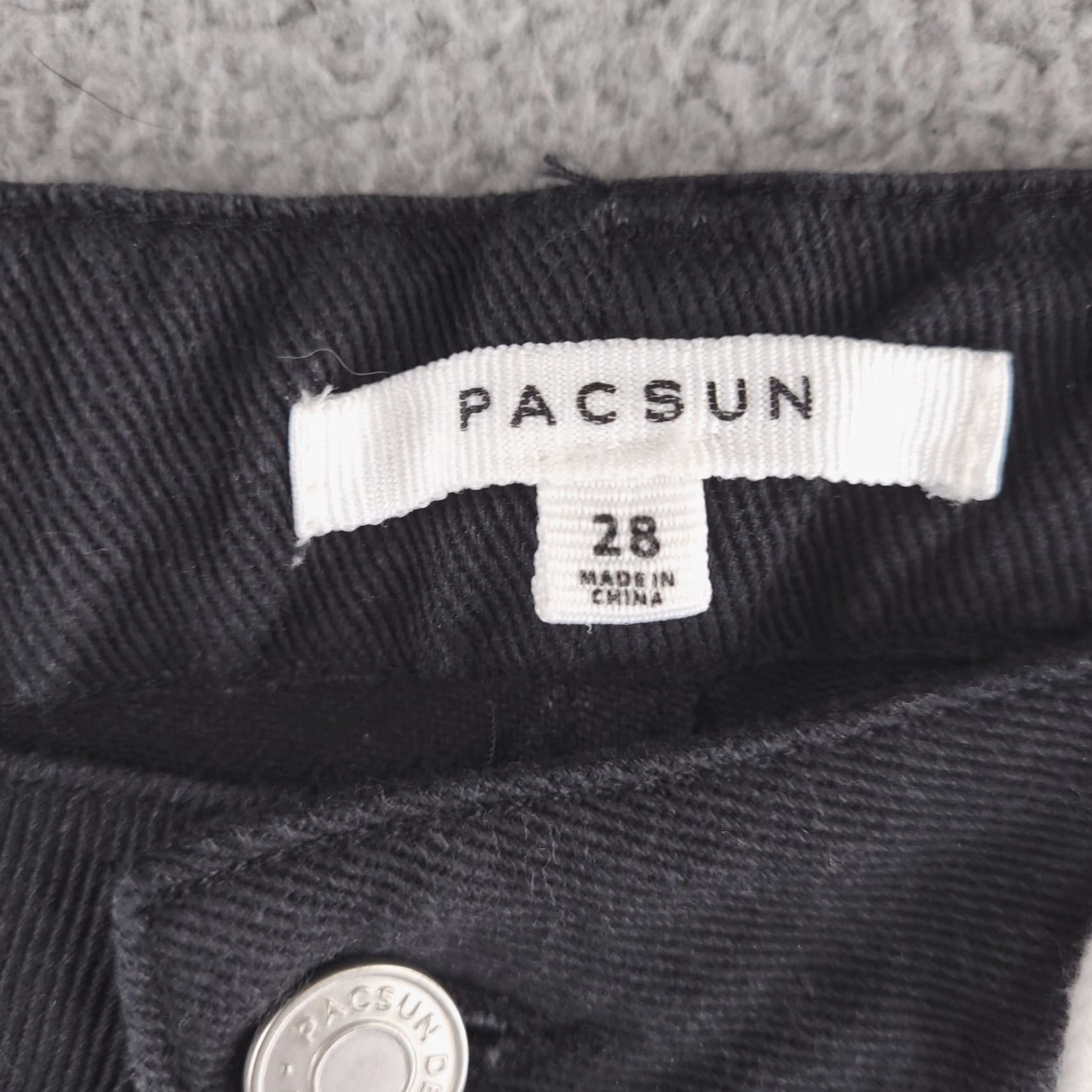 Pacsun Pacsun Pants Mens Small 28 Denim Jogger Black Distressed Ripped Jean Size US 29 - 3 Thumbnail