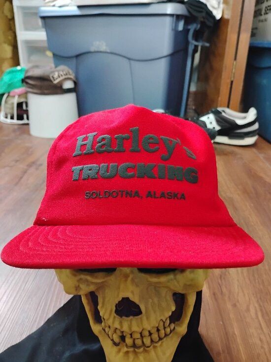 Other Vintage Harley's Trucking Alaska Snap Trucker Hat Cap Size ONE SIZE - 1 Thumbnail