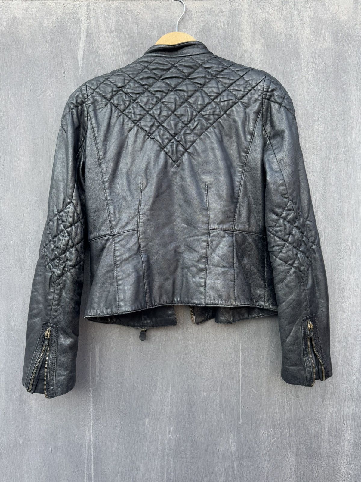 Alexander McQueen Alexander McQueen Leather Quilted Biker Jacket Size 42 Size M / US 6-8 / IT 42-44 - 19 Thumbnail