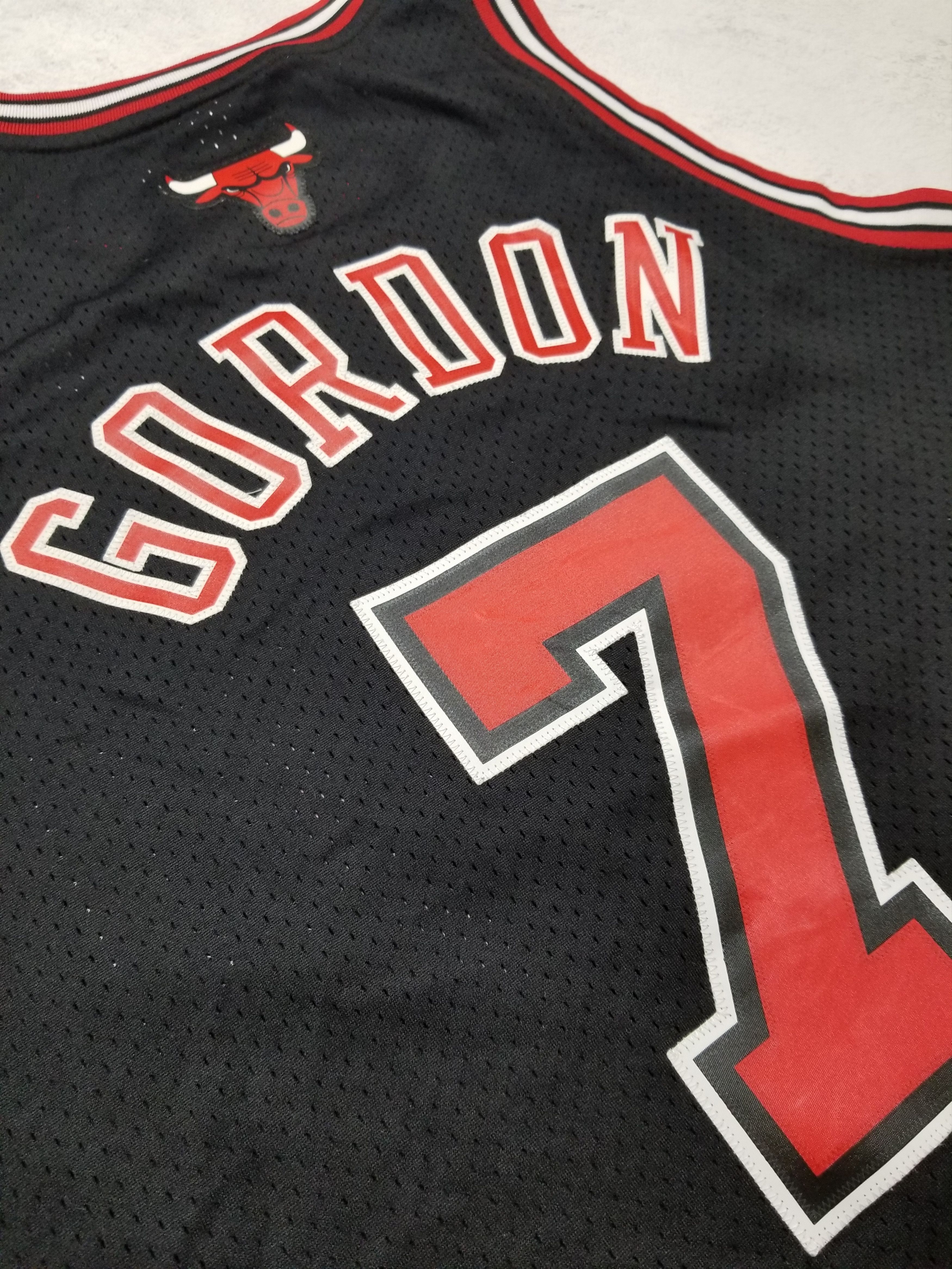 Adidas Adidas Chicago Bulls Ben Gordon #7 NBA Balck Jersey Size US XL / EU 56 / 4 - 3 Thumbnail