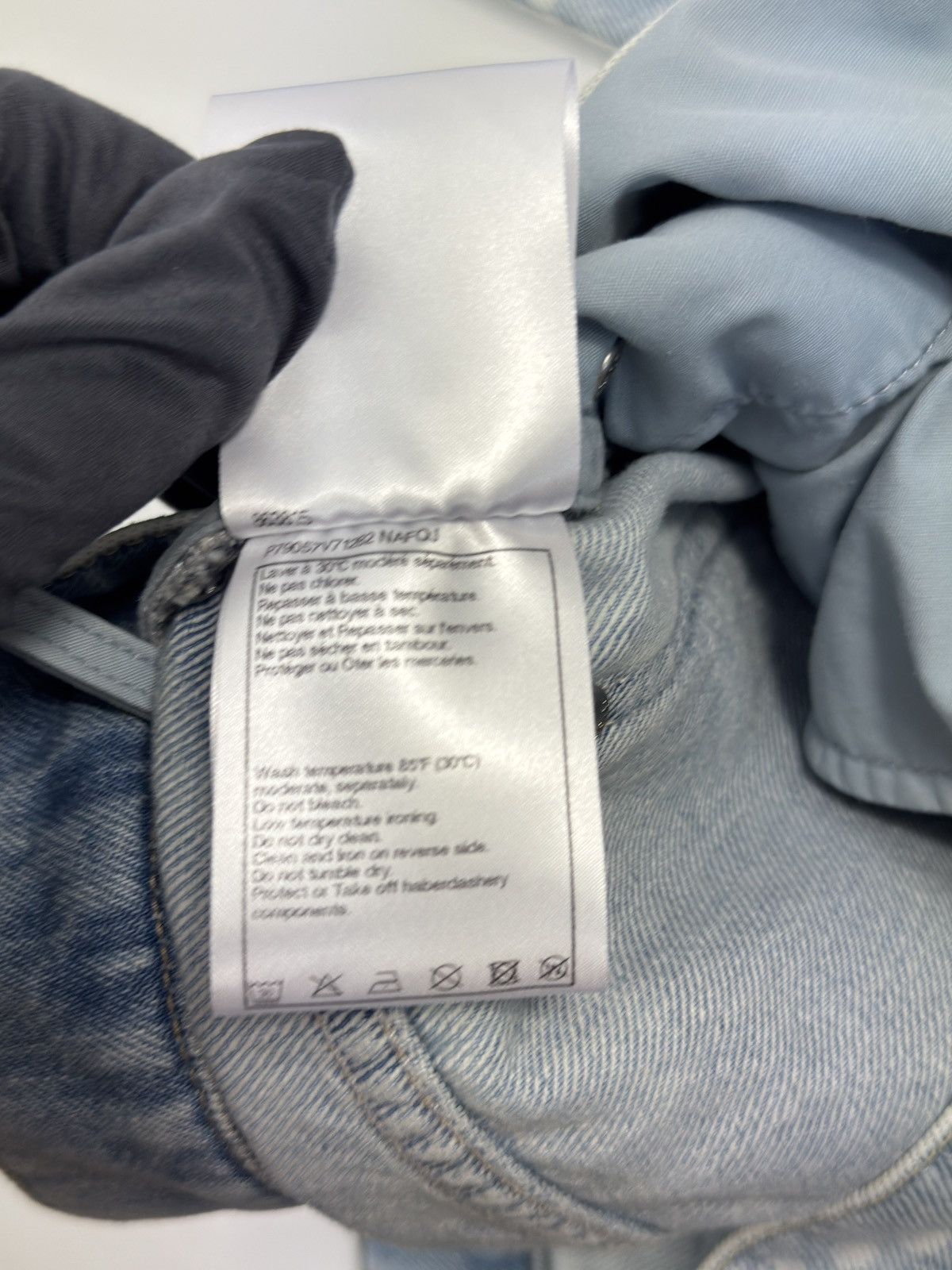 Chanel LOGO PRINT DENIM JEANS Size US 34 / EU 50 - 9 Thumbnail