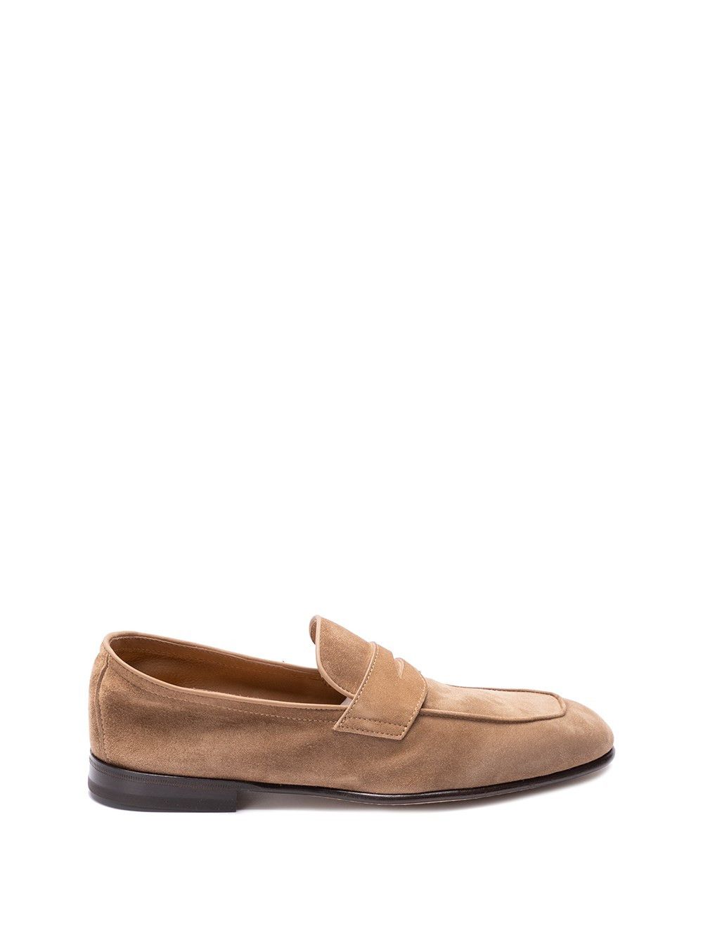 image of Brunello Cucinelli Unlined Penny Loafers Size Eu 44 For Men in Brown