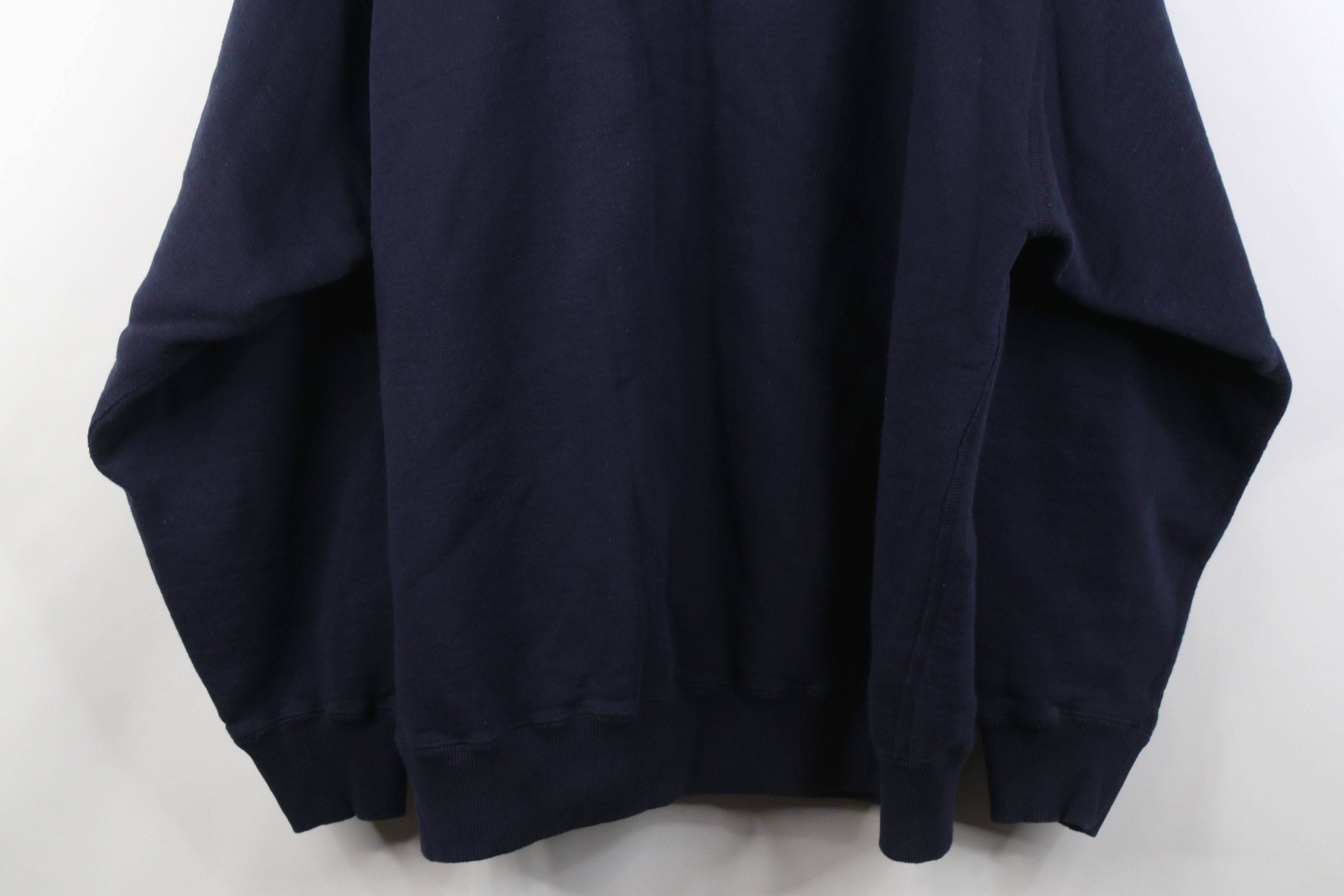 Vintage Vintage 90s Y2K Streetwear Cotton Hoodie Sweatshirt Blue Size US XXL / EU 58 / 5 - 12 Thumbnail