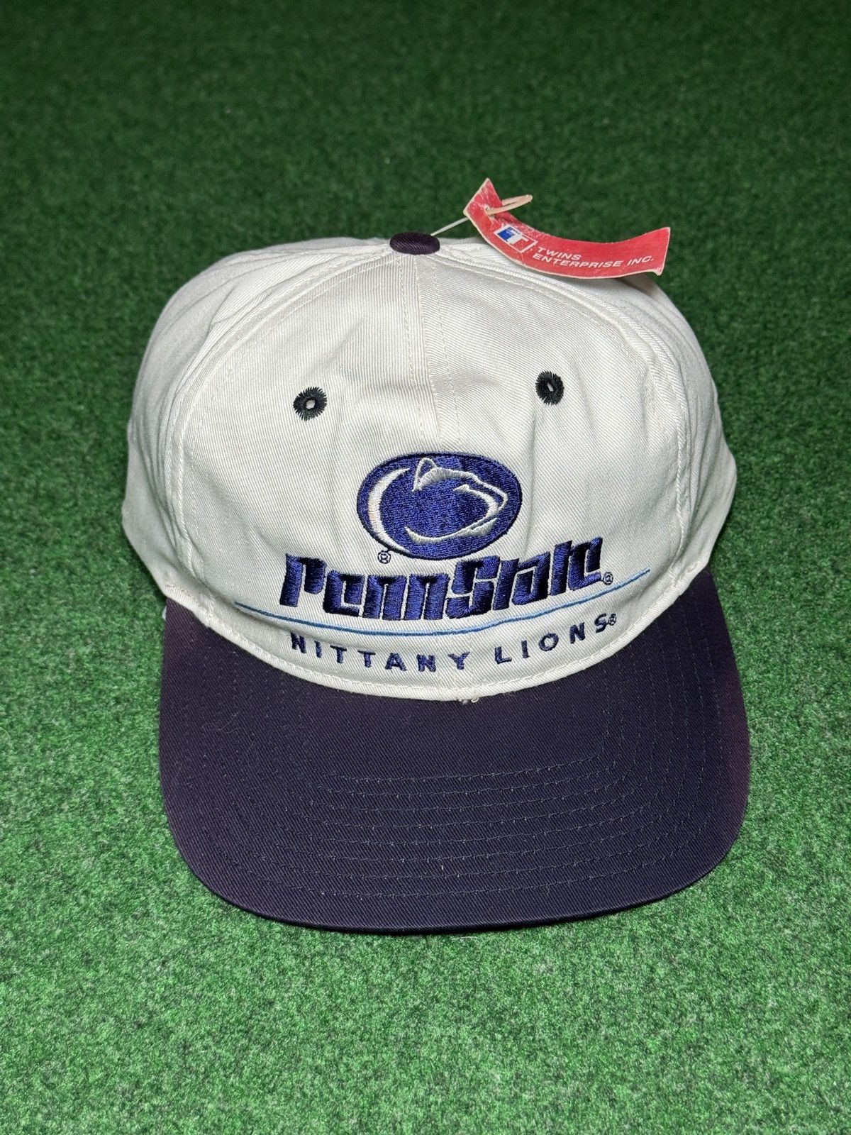 Vintage Penn State Twins Snapback Cap 90s College Never Worn Hat Size ONE SIZE - 1 Thumbnail