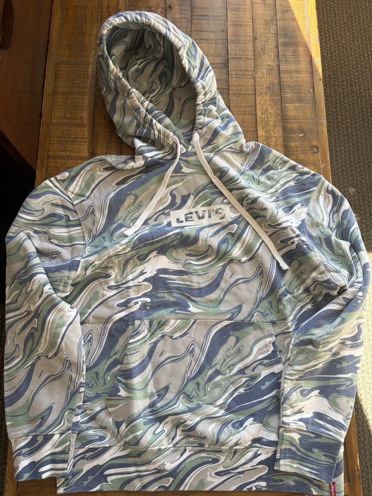 Levi's Ocean Paint Swirl Size US M / EU 48-50 / 2 - 2 Thumbnail