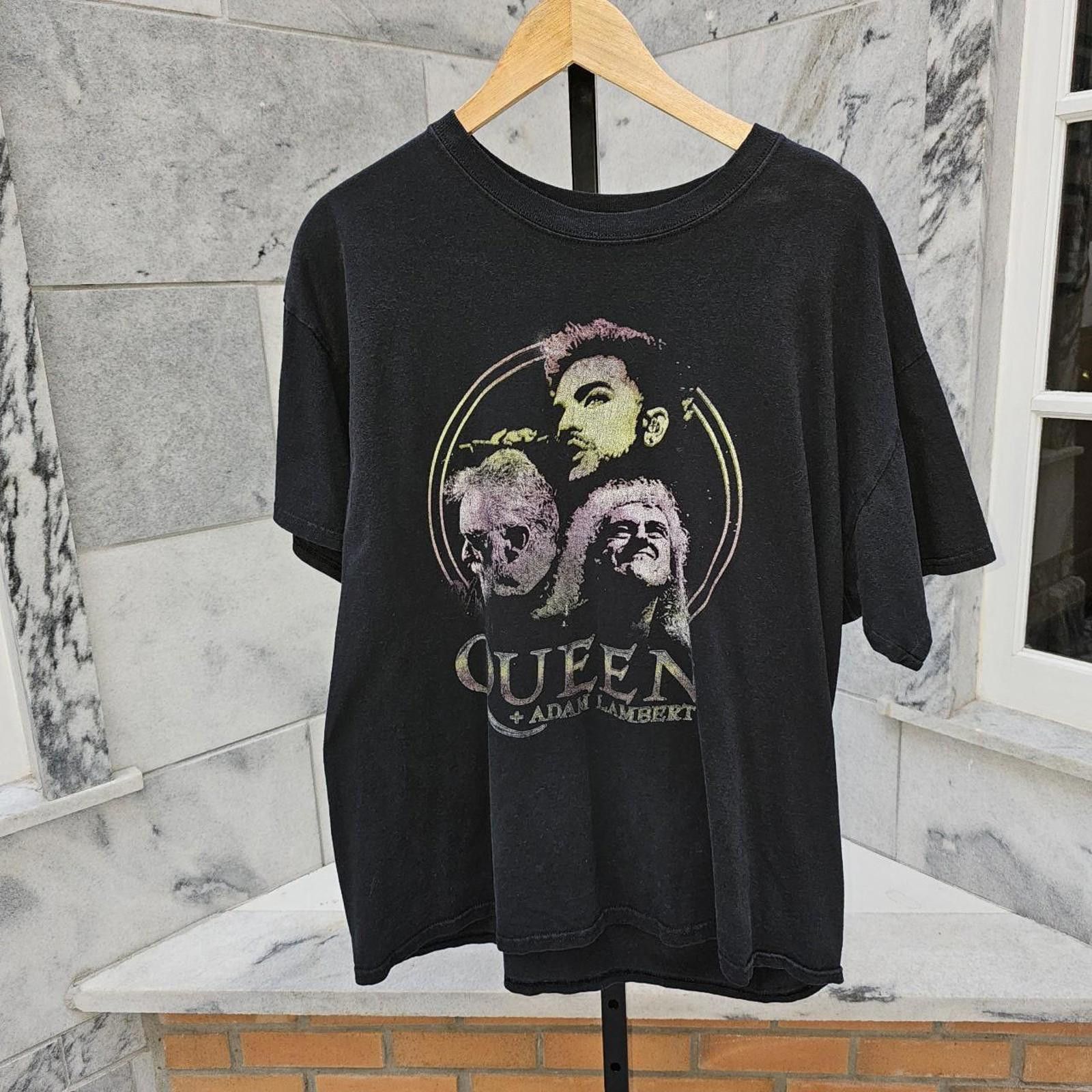 Other Men's Queen +Adam Lambert Tour T-shirt Size US XL / EU 56 / 4 - 3 Thumbnail