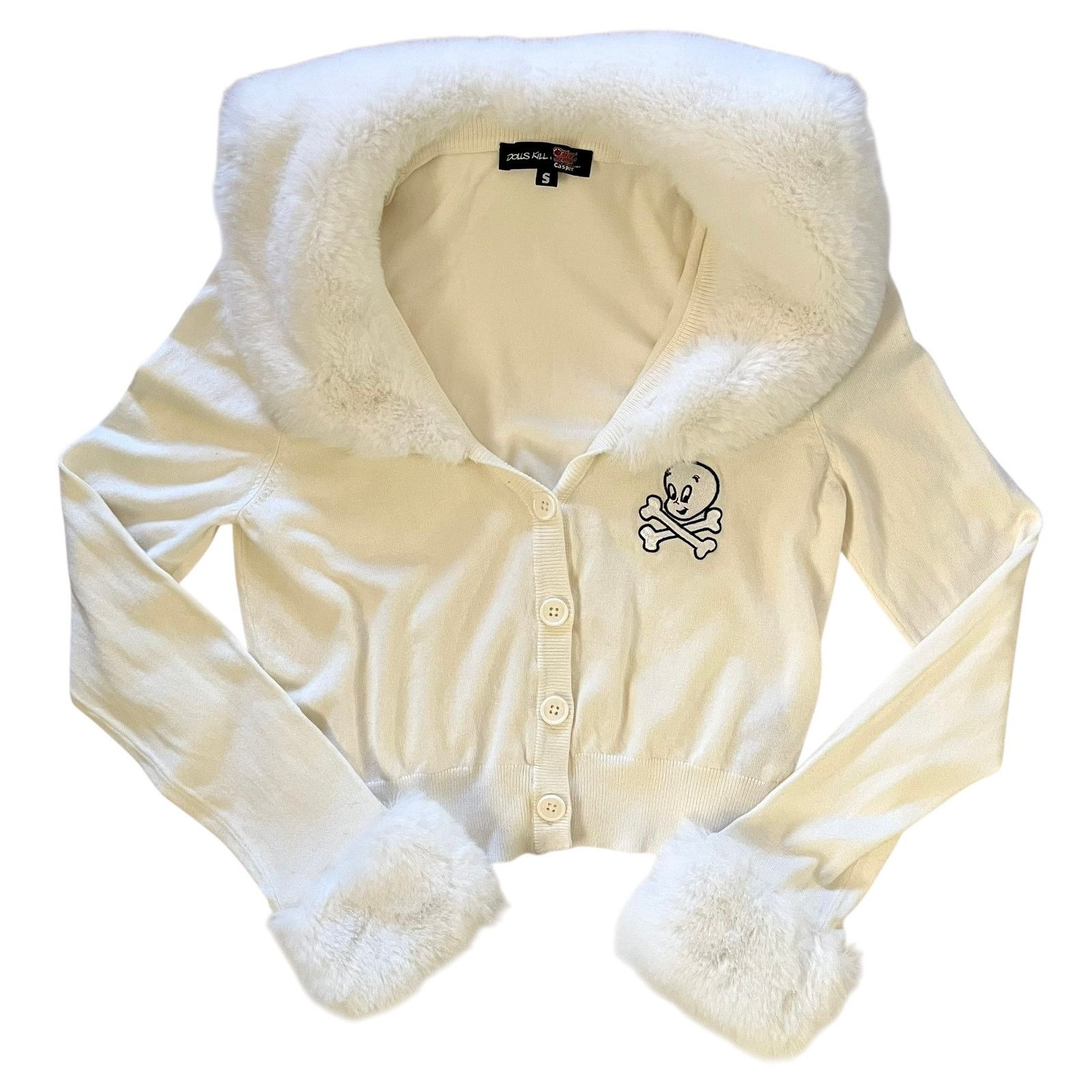 Dolls Kill Dolls Kill x Hot Stuff Casper Friendlier Than Most Cardigan Size S / US 4 / IT 40 - 9 Thumbnail