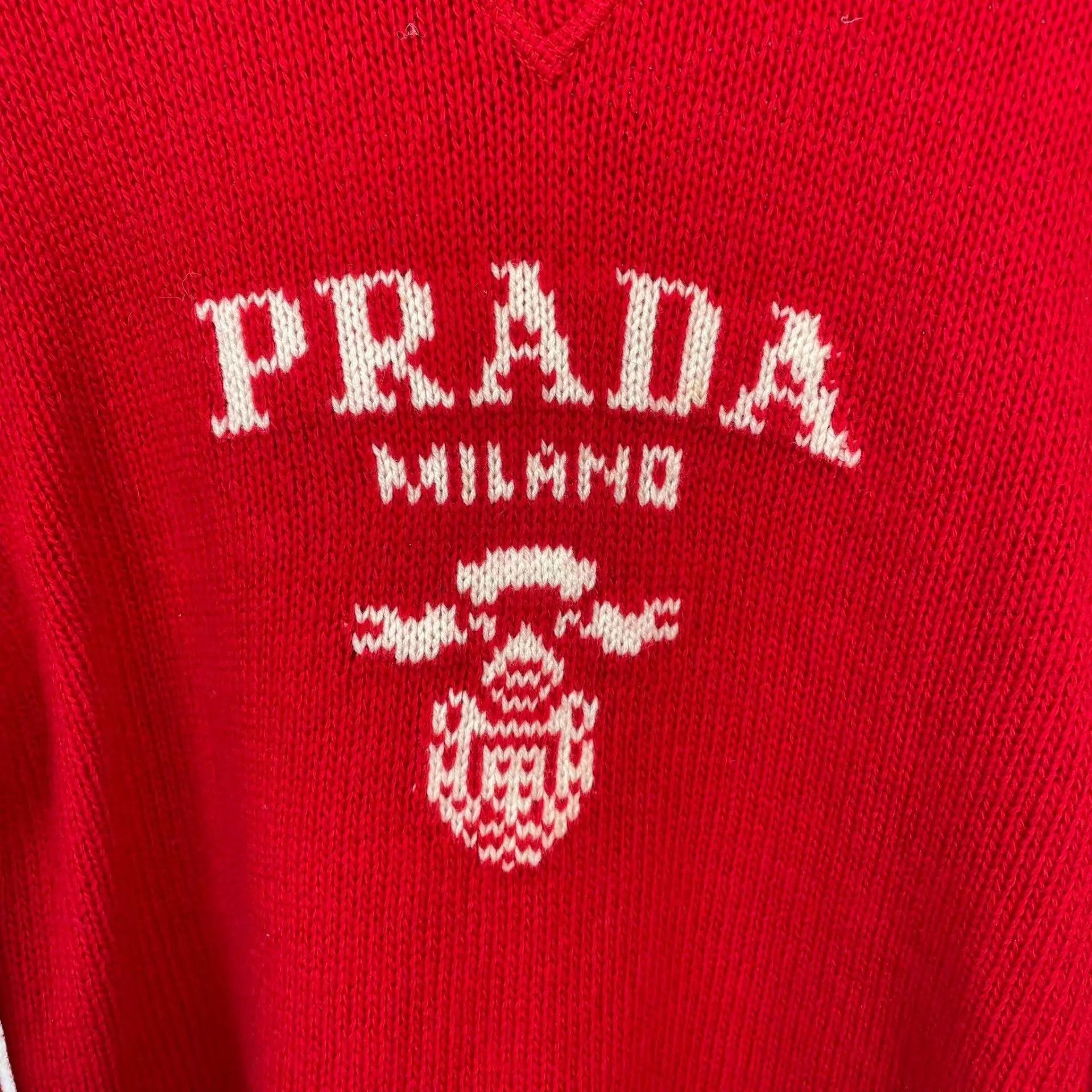 Prada Prada Red Sweater 36 Size XS / US 0-2 / IT 36-38 - 8 Thumbnail