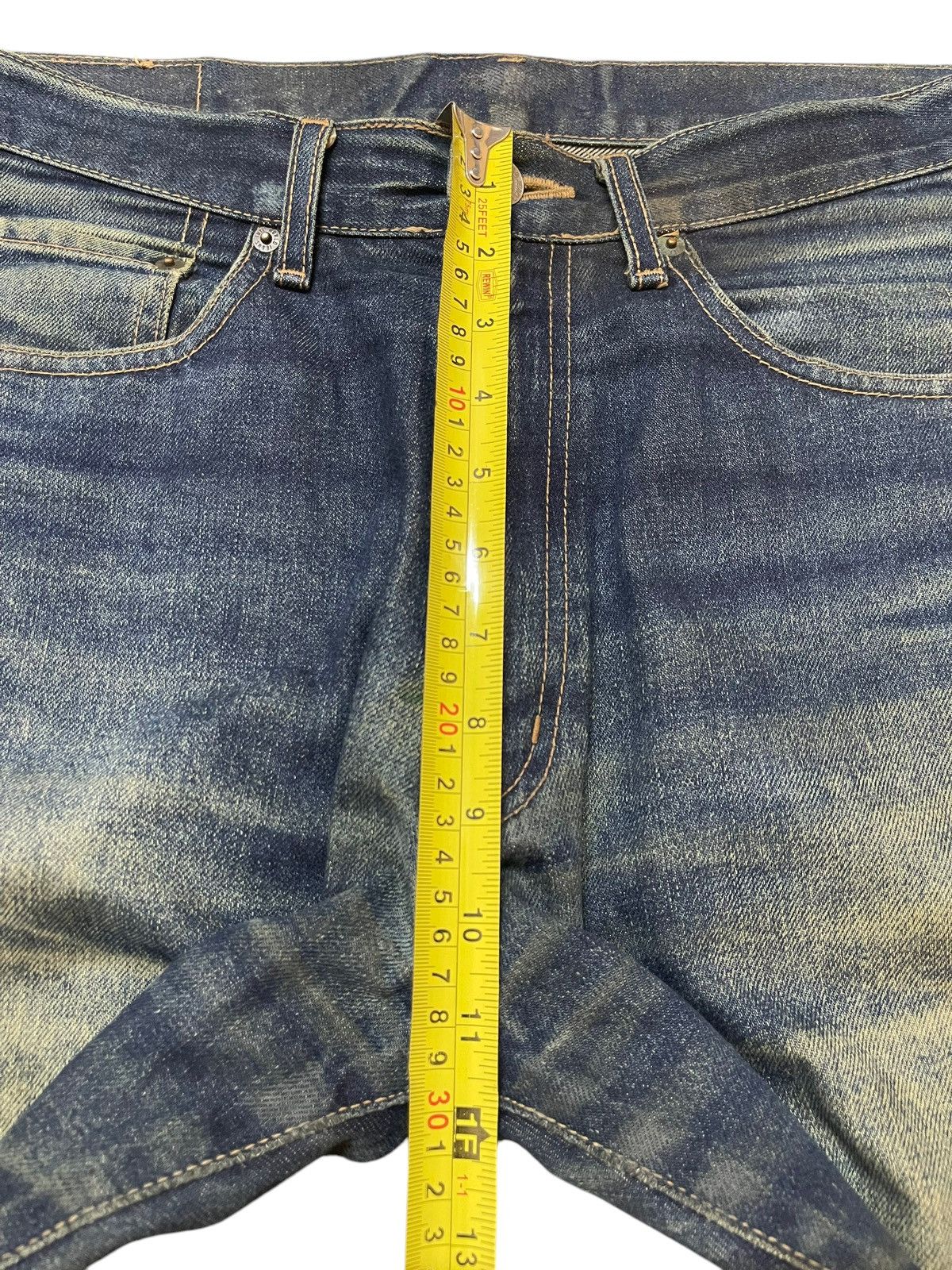 Kapital Vintage Japanese Brand Mud Wash Style Distress Loose Jeans Size US 32 / EU 48 - 15 Thumbnail
