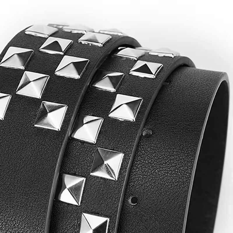 Japanese Brand × Vintage Pyramid Studded Belt (classic) Size ONE SIZE - 3 Thumbnail
