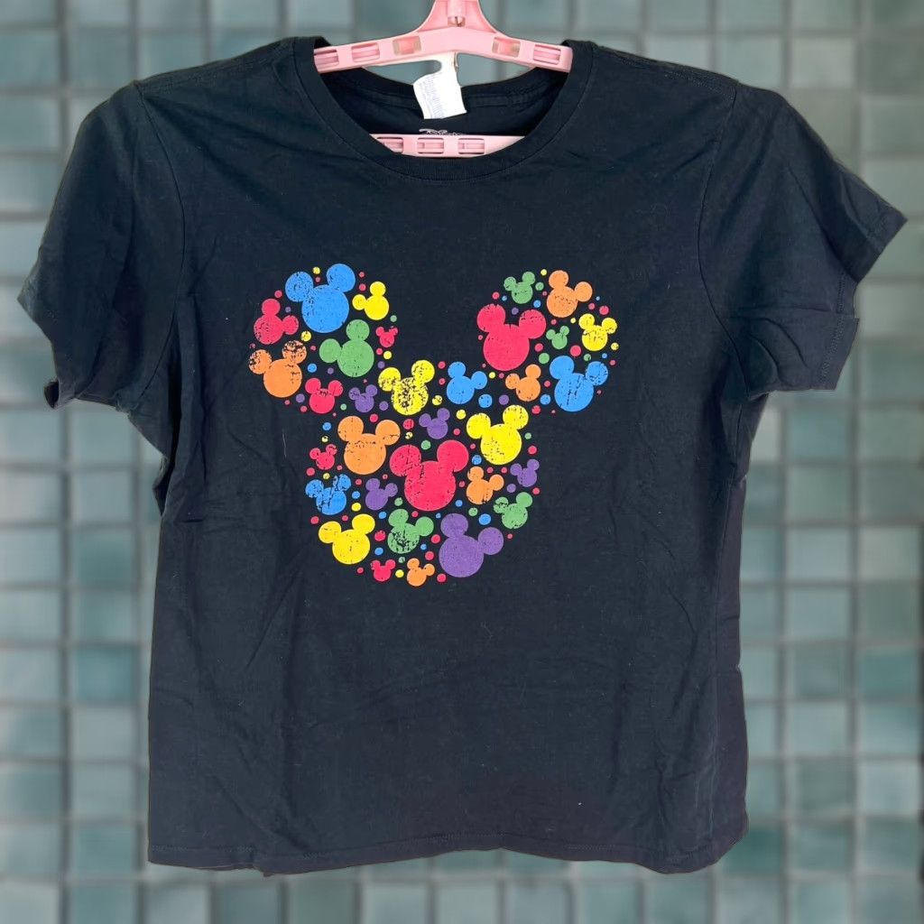 Disney Disney Mickey Mouse T-Shirt Womens XL Black Graphic 90s Casual Cartoon Size XL / US 12-14 / IT 48-50 - 1 Thumbnail