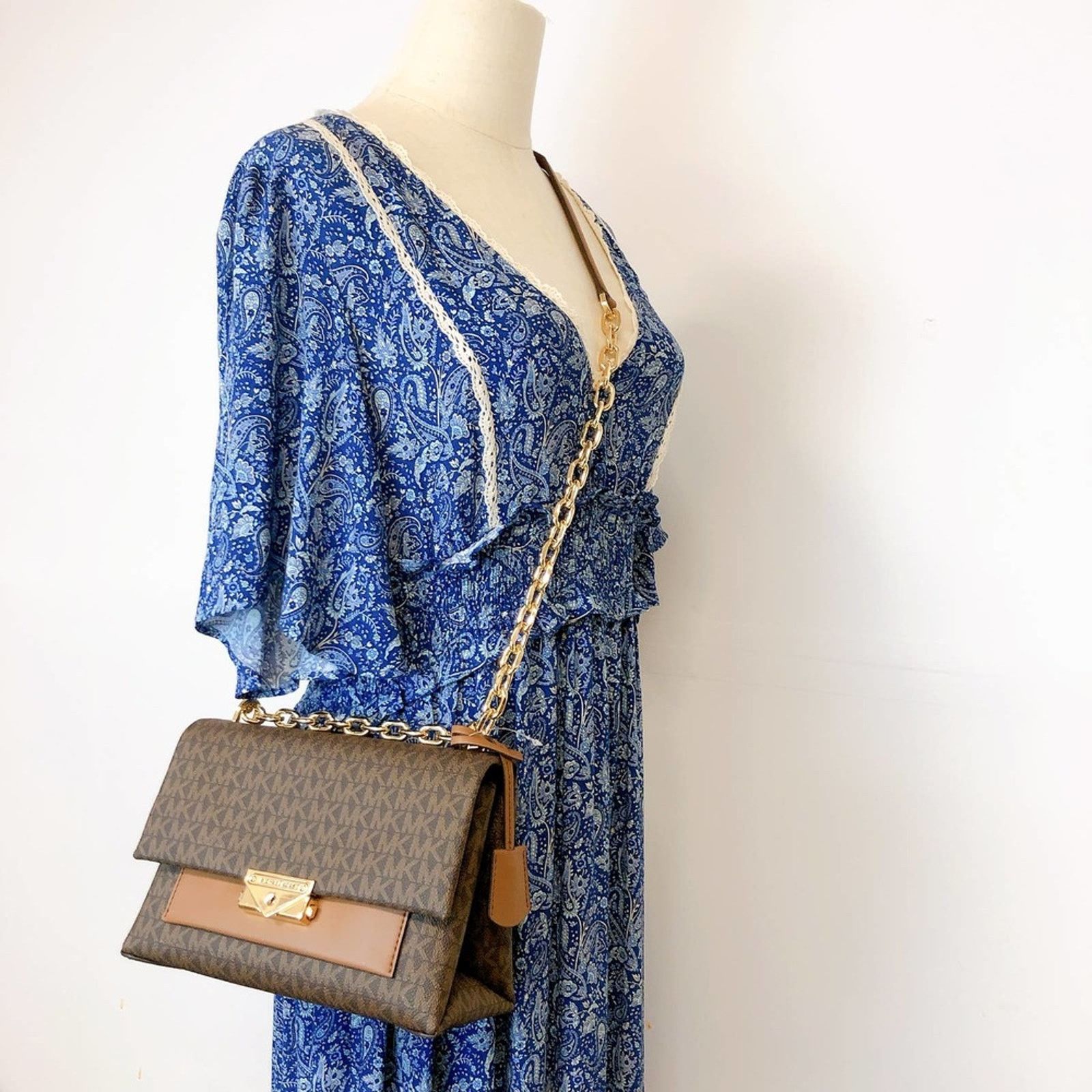 Michael Kors Michael Kors 35F2GOEF8B Cece M Logo Shoulder bag IN BROWN Size ONE SIZE - 1 Thumbnail