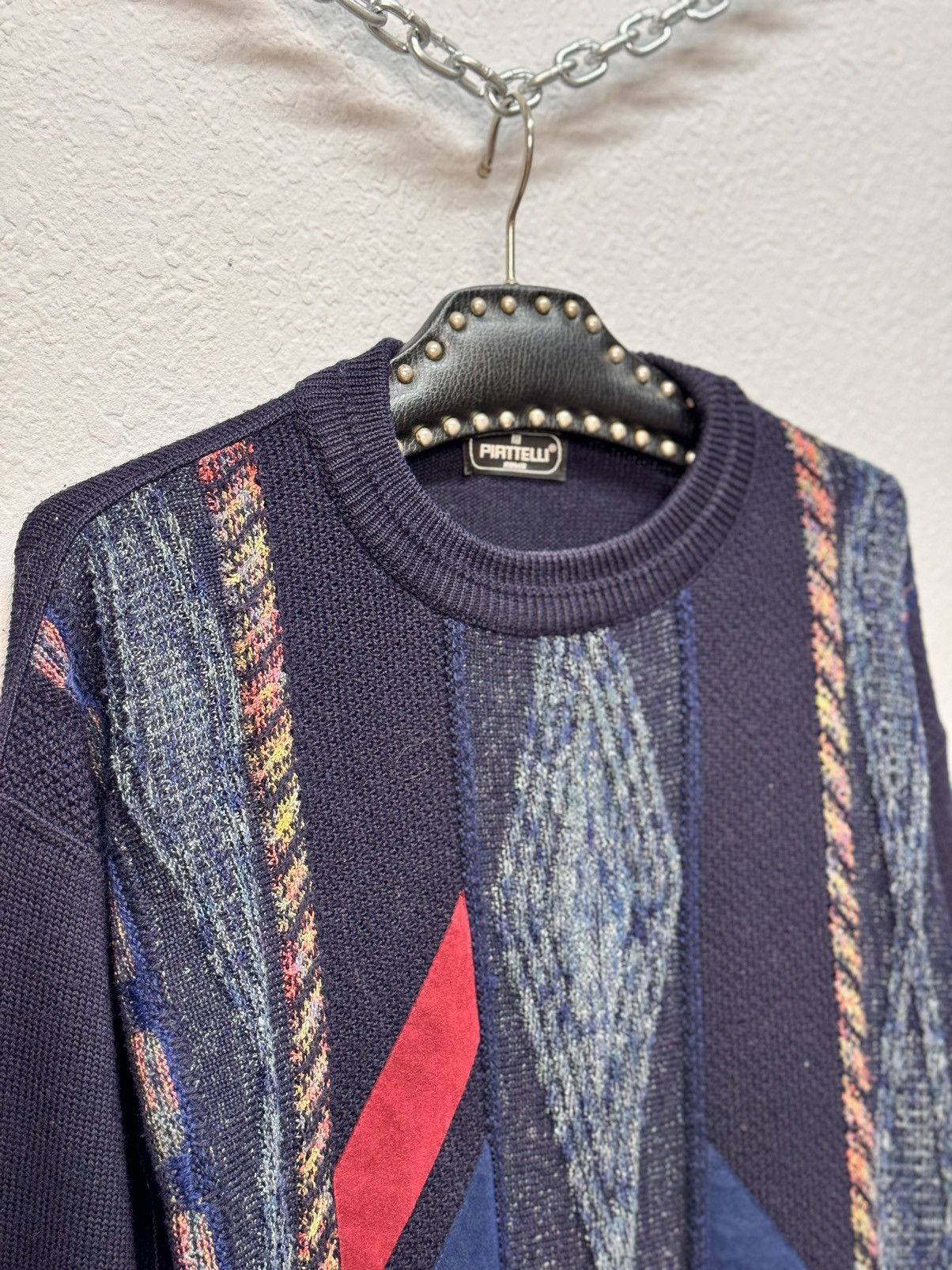Carlo Colucci × Coogi × Vintage Vintage Carlo Colucci Coogi Style Sweater Multicolour tundra Size US M / EU 48-50 / 2 - 5 Thumbnail