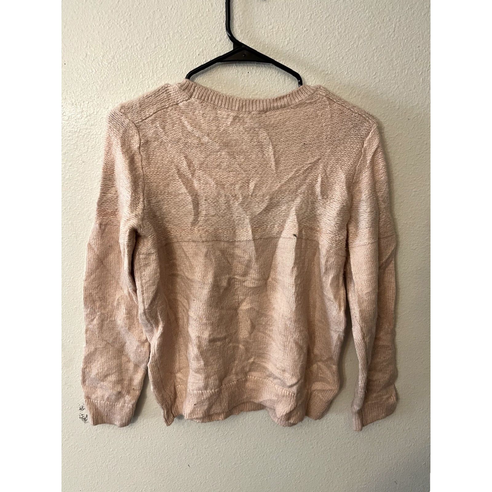 Gap Gap Wool & Acrylic Blend Pink Crew Neck Knit Sweater Women M Casual Pullover Size M / US 6-8 / IT 42-44 - 3 Thumbnail
