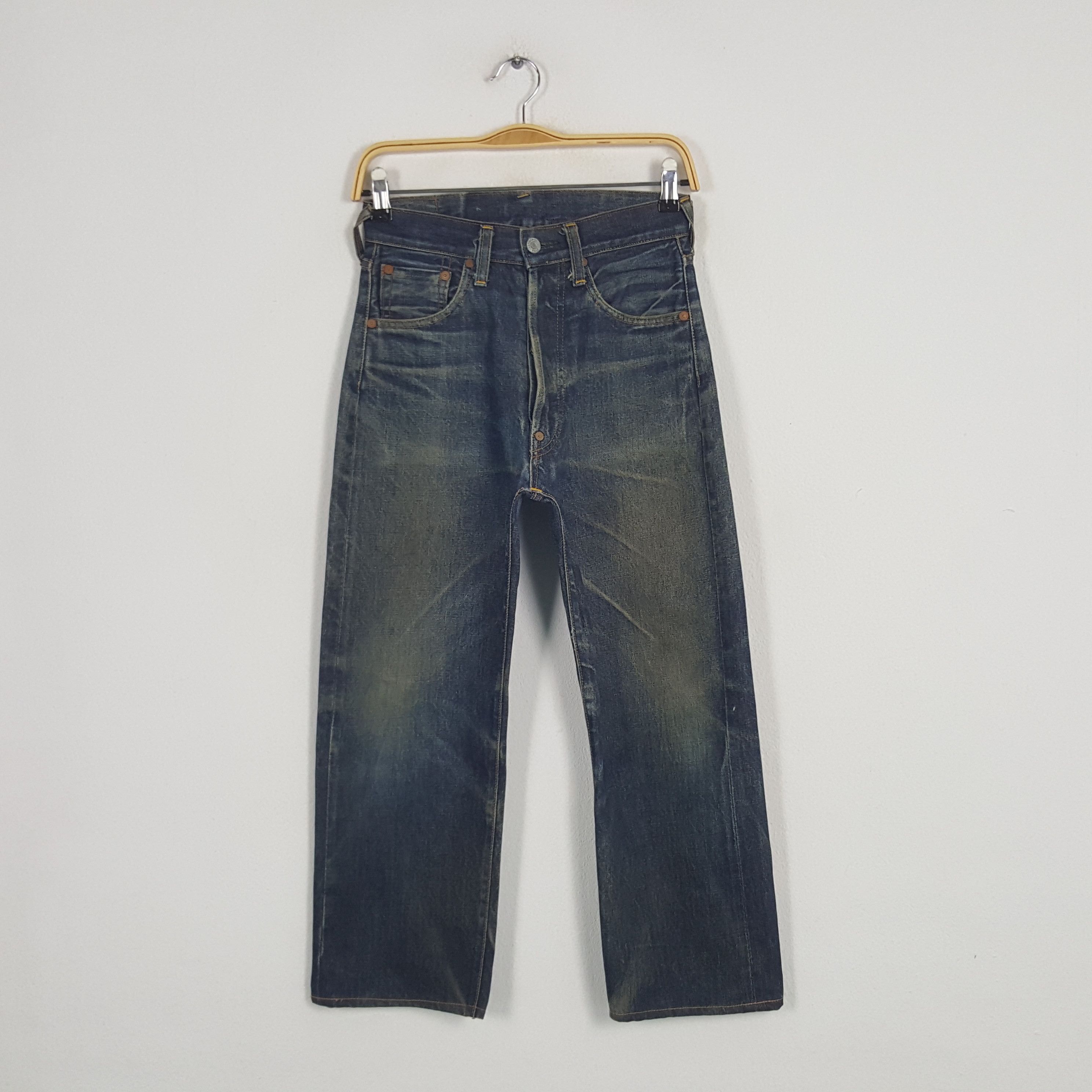 Japanese Brand × Vintage Vintage Evisu Selvedge Japanese Daicock Custom Denim Jeans Size US 27 - 4 Thumbnail