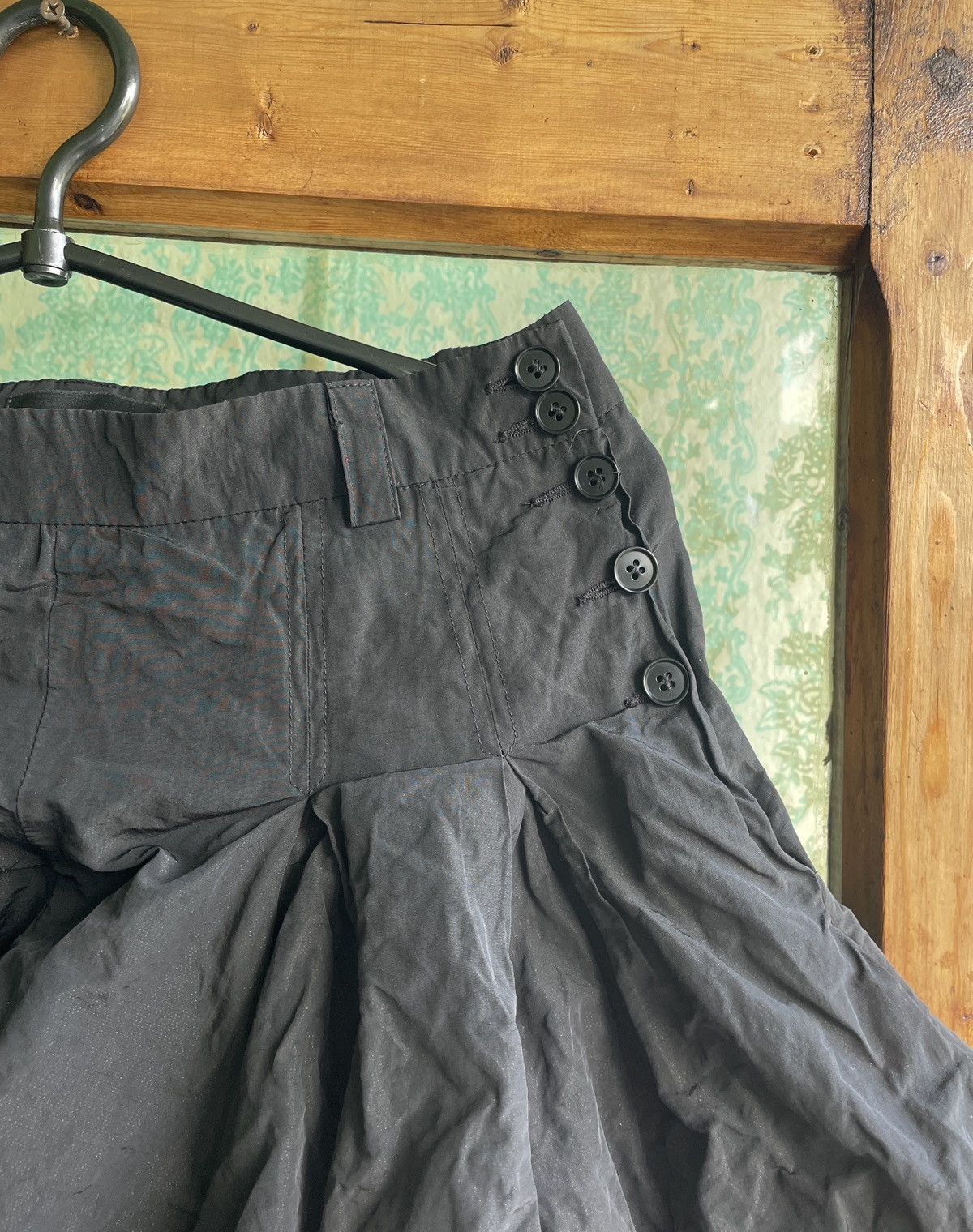 Emporio Armani Emporio Armani Black Asymmetric Balloon Hakama Shorts Skirt Size 26" / US 2 / IT 38 - 3 Thumbnail