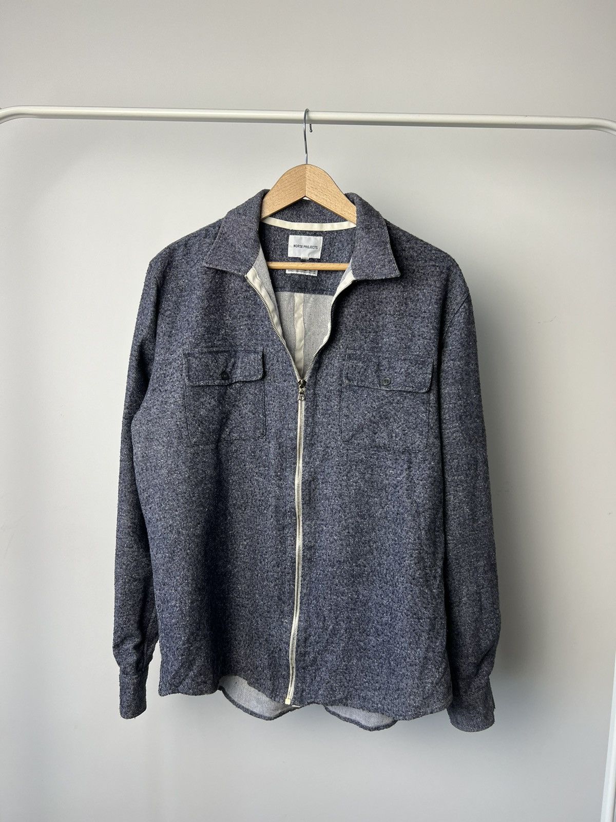 Norse Projects Vintage Overshirt NORSE PROJECTS Kyle Wool Pocket Jacket Size US L / EU 52-54 / 3 - 9 Thumbnail
