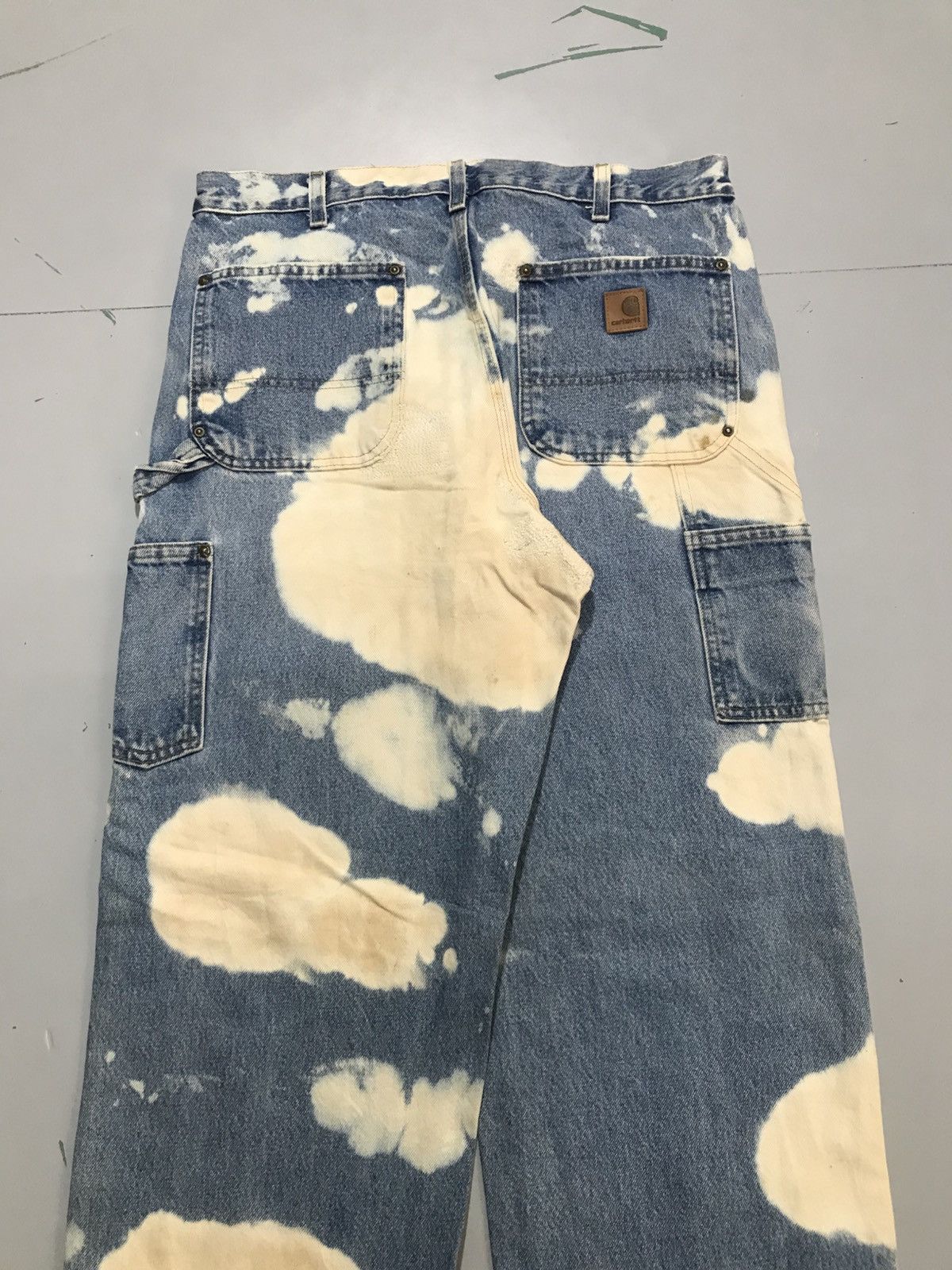 Carhartt Vintage carhartt B73 DST bleached double knee workwear Size US 34 / EU 50 - 10 Thumbnail