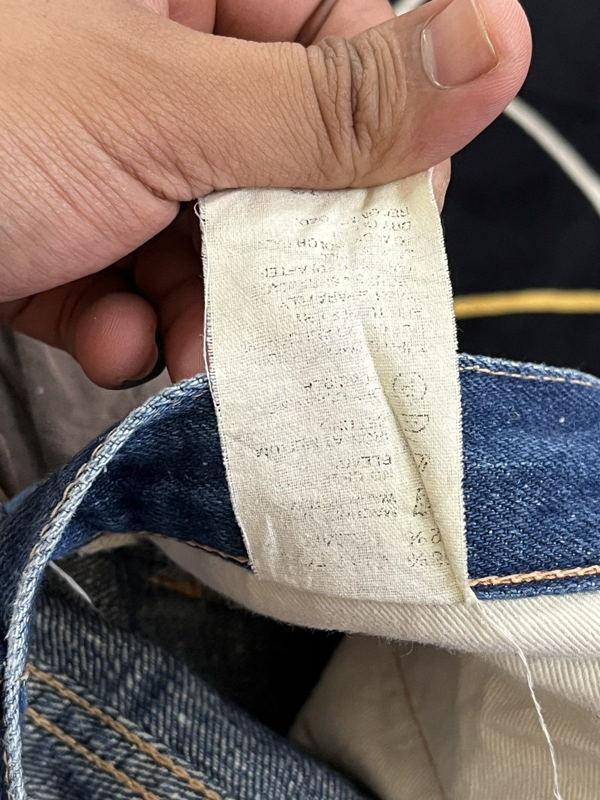LVC × Levi's × Levi's Vintage Clothing Vintage Levi’s 201 Selvedge Paint Splatter Denim Size US 32 / EU 48 - 14 Thumbnail