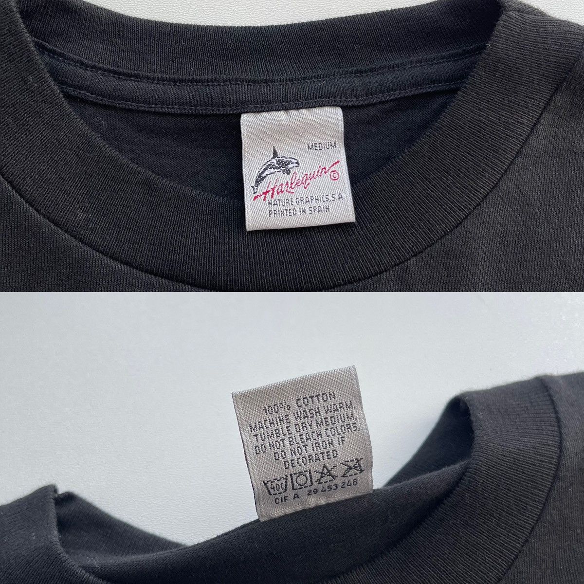 Vintage One Earth One Change 1992 Harlequin All Over Print T-Shirt Size US M / EU 48-50 / 2 - 9 Thumbnail