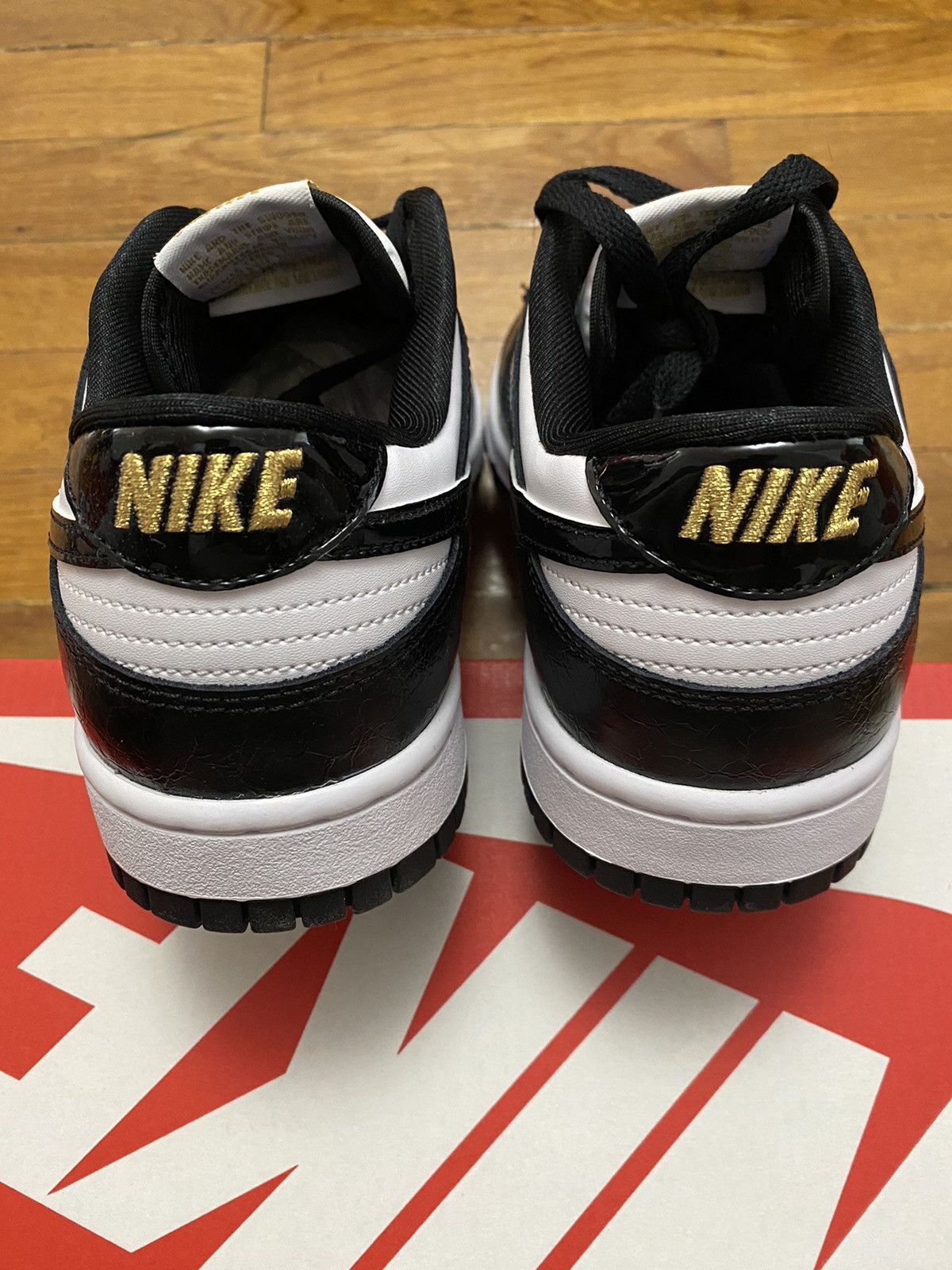 Nike Size 8.5 - Nike Dunk Low World Champs Black White US Panda Size US 8.5 / EU 41-42 - 5 Thumbnail