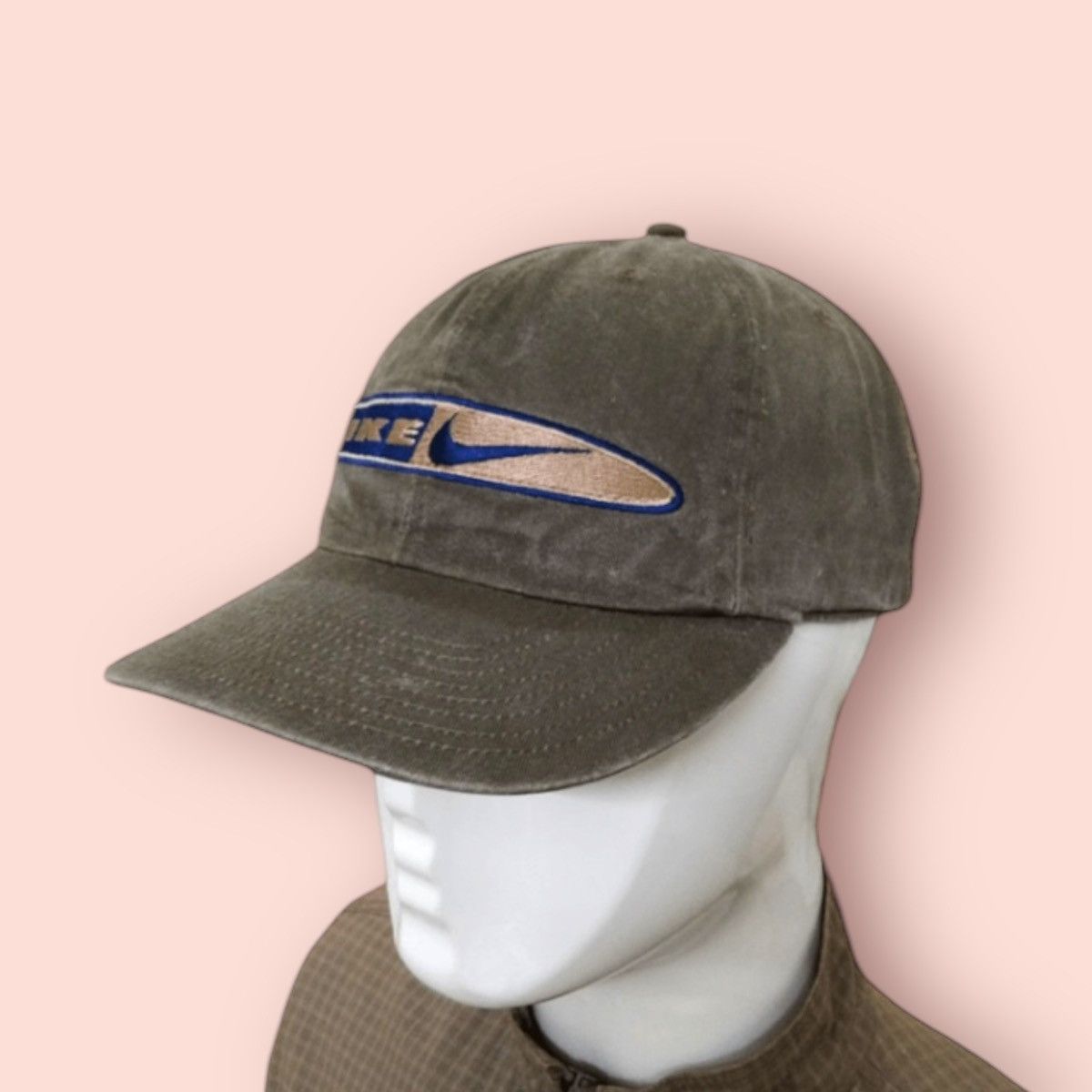 Nike VINTAGE NIKE EMBROIDERED SWOOSH STRAPBACK Size ONE SIZE - 3 Thumbnail