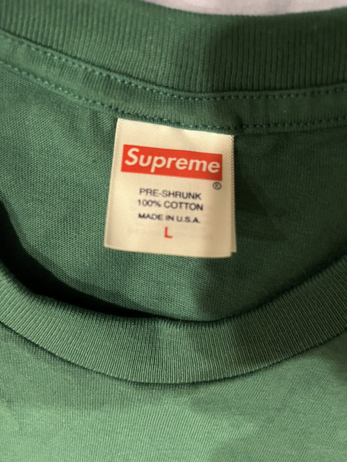 Supreme Supreme University Tee Green Size US M / EU 48-50 / 2 - 4 Thumbnail