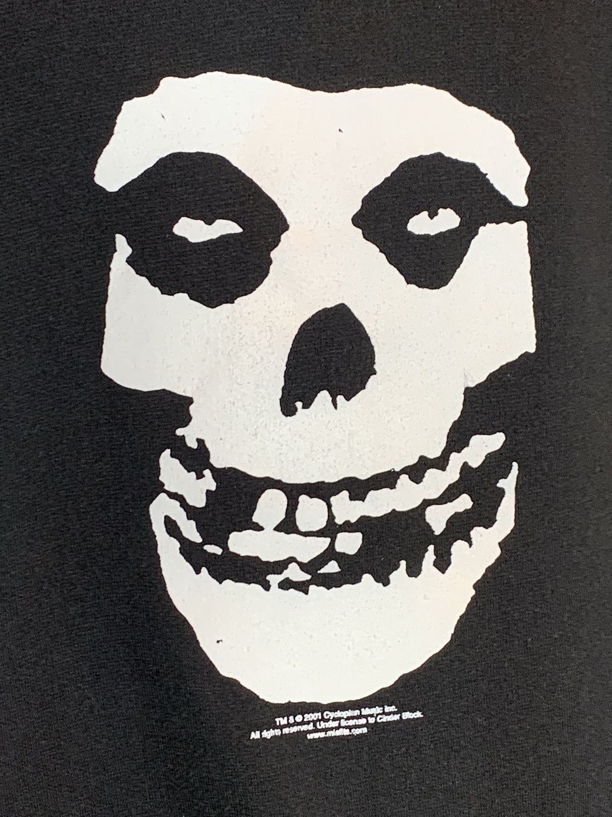 Misfits RARE Vintage 2001 Misfits Skull Cinderblock Punk Band Hoodie Size US XL / EU 56 / 4 - 7 Thumbnail