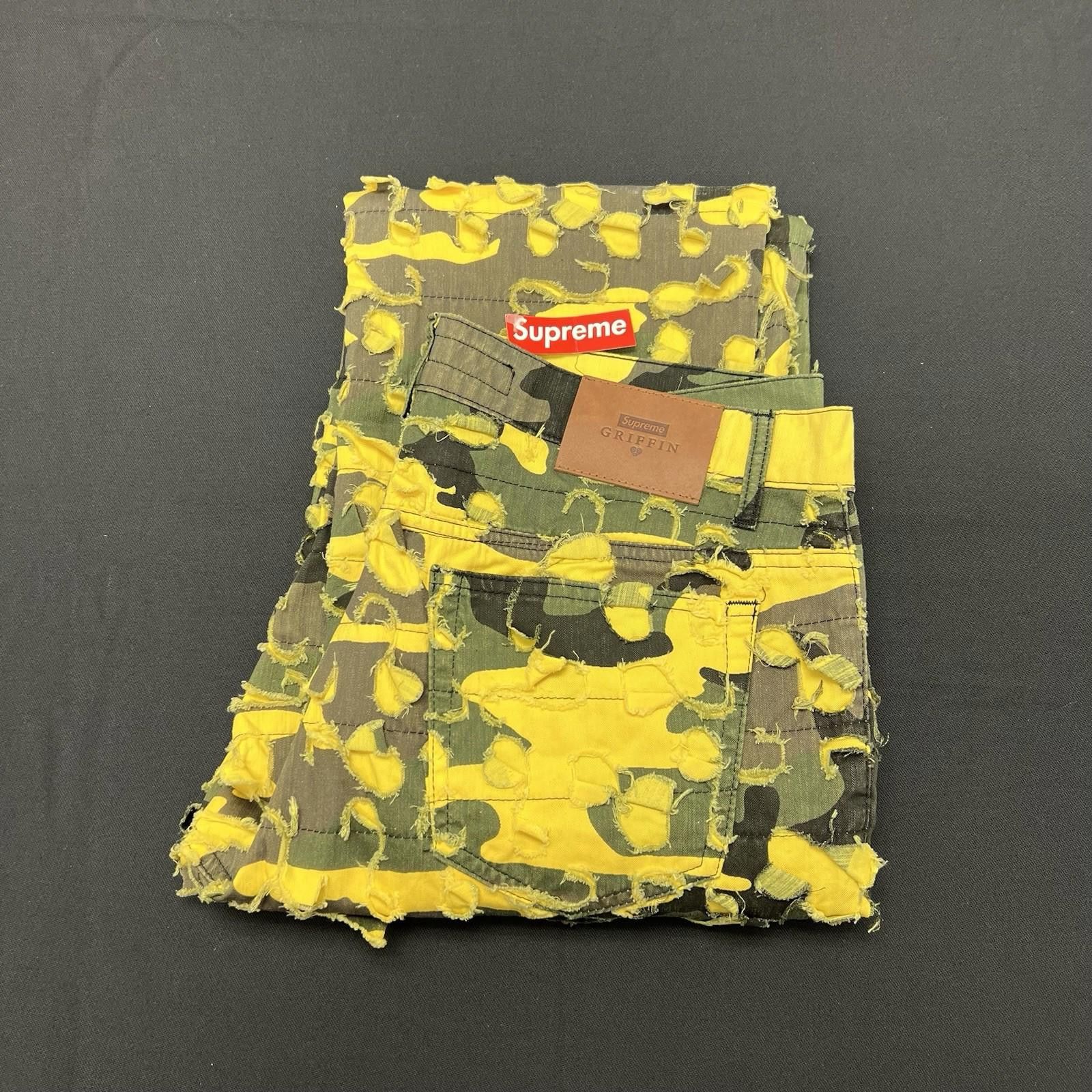 Supreme FW22 SUPREME GRIFFIN 5-POCKET JEAN OLIVE PANTS PANT SIZE 32 Size US 32 / EU 48 - 1 Thumbnail