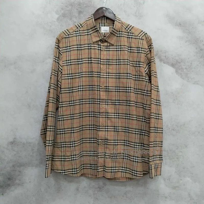 Burberry Burberry Men's Long Sleeve Cotton Shirt. Size US XXL / EU 58 / 5 - 1 Thumbnail