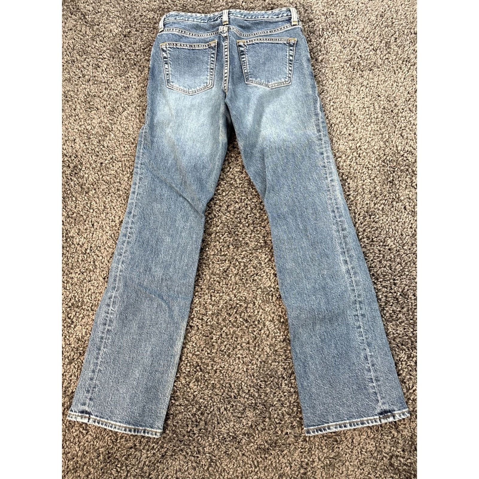 Gap VINTAGE Gap Jeans Womens Bootcut 28x28 Med Wash Mid Rise Y2K Distressed Relaxed Regular Girls? Size 28" / US 6 / IT 42 - 7 Thumbnail