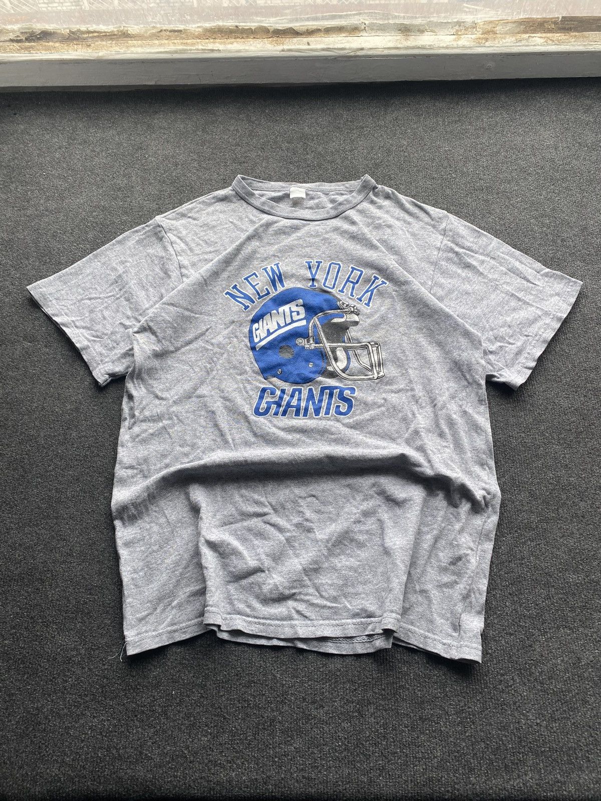 NFL 🔥80s New York Giants Fan gray Vintage tee men nfl league Size US L / EU 52-54 / 3 - 1 Thumbnail