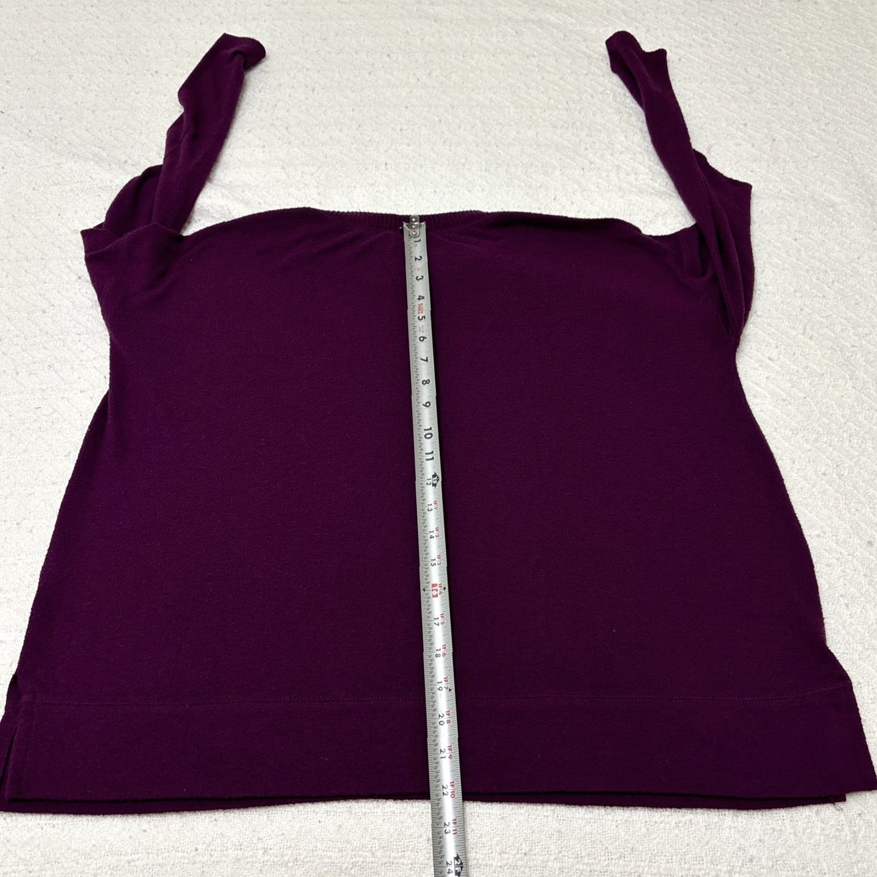 Lucky Brand Lucky Brand Sweater Womens Medium Burgundy Maroon Longsleeve Mock Neck Baggy Fit Size M / US 6-8 / IT 42-44 - 8 Thumbnail