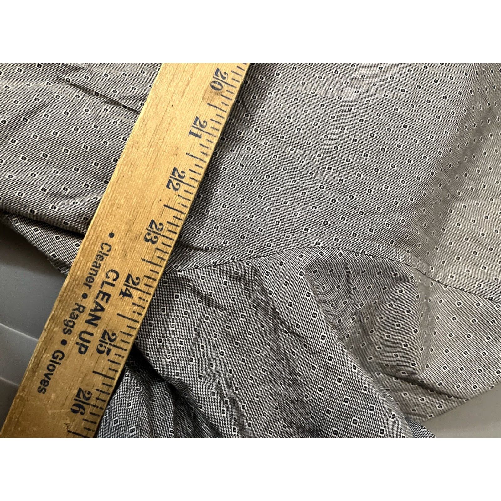 Kenneth Cole KENNETH COLE Shirt Mens 18 Gray Geometric Slim Fit Button-Up Size US XXL / EU 58 / 5 - 5 Thumbnail