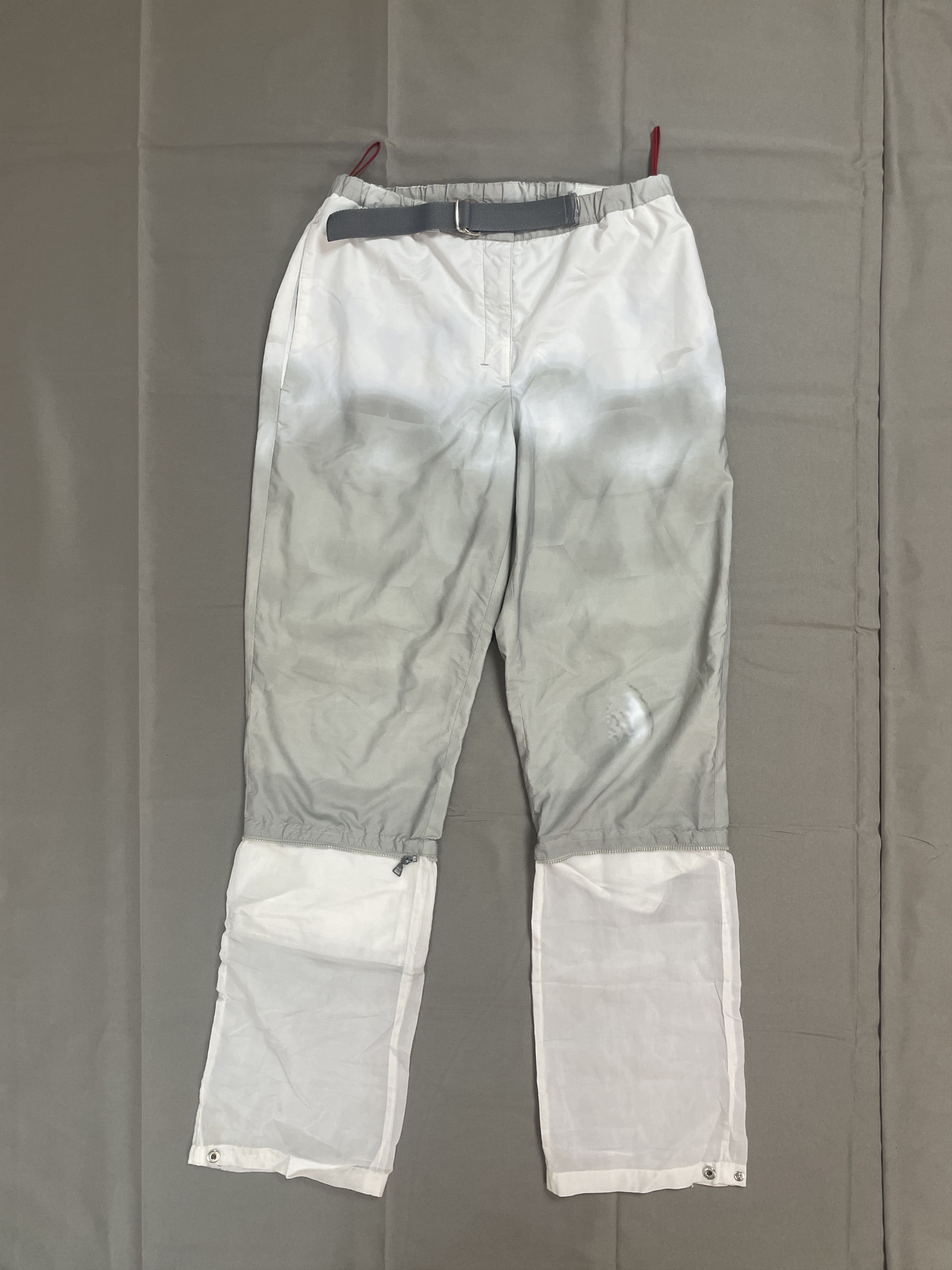 Prada Prada SS2000 Runway Convertible Cloud Pants Gray Size US 32 / EU 48 - 2 Thumbnail