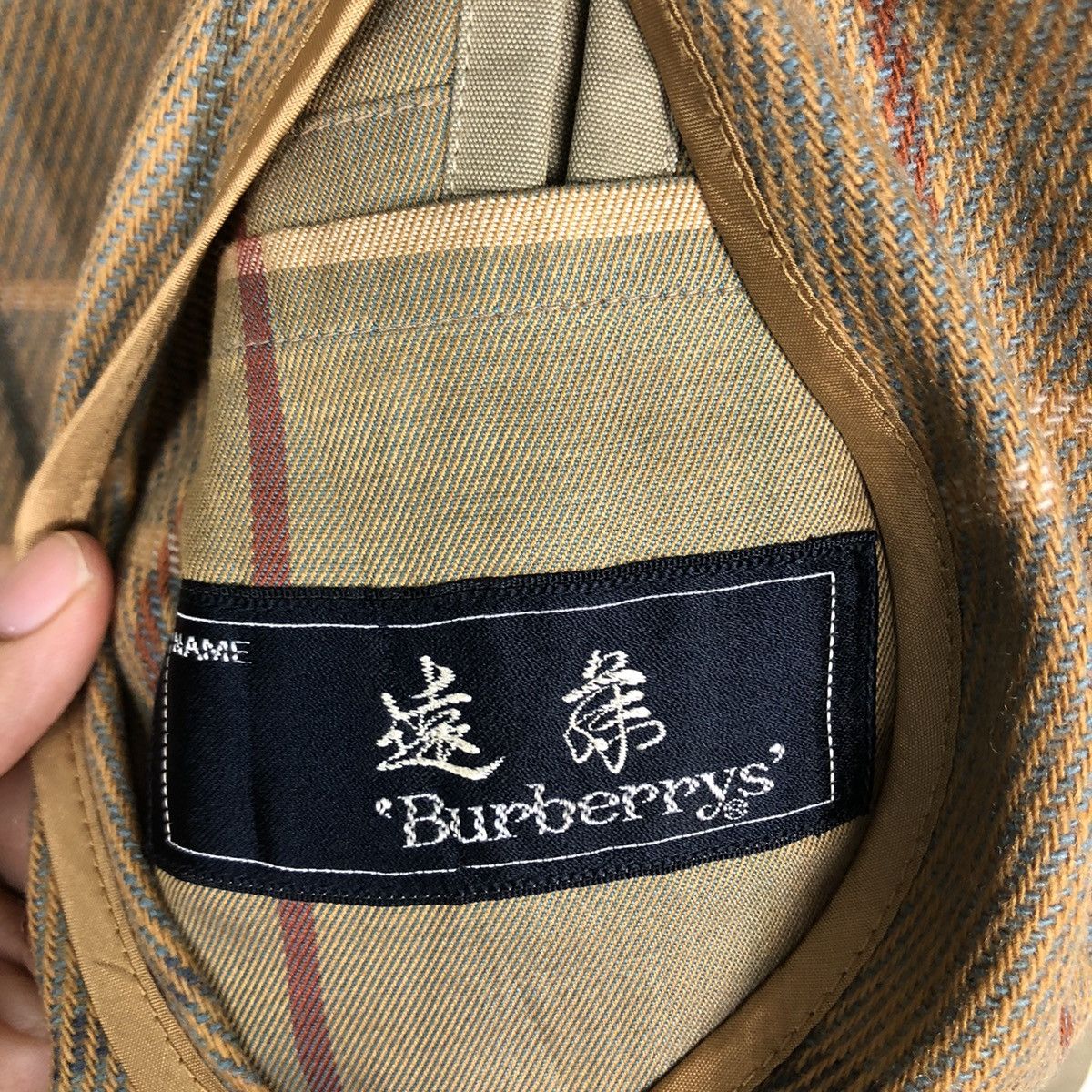 Burberry 🔥Vintage Burberrys Long Jacket Nova Check Lining Size US M / EU 48-50 / 2 - 18 Thumbnail