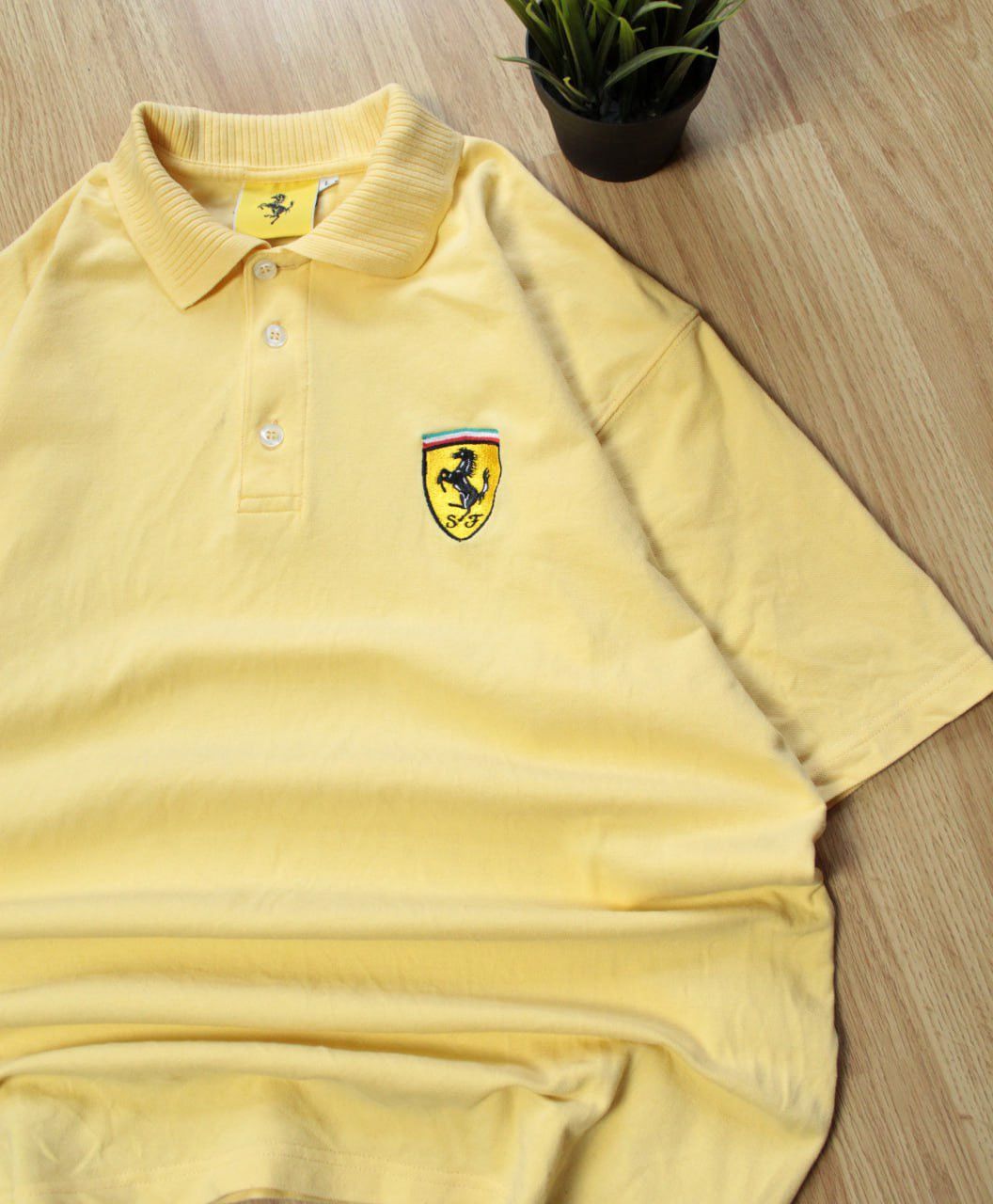 Ferrari 🔥 1998 Ferrari Logo Polo Racing T Shirt BMW Mercedes Audi Size US L / EU 52-54 / 3 - 1 Thumbnail