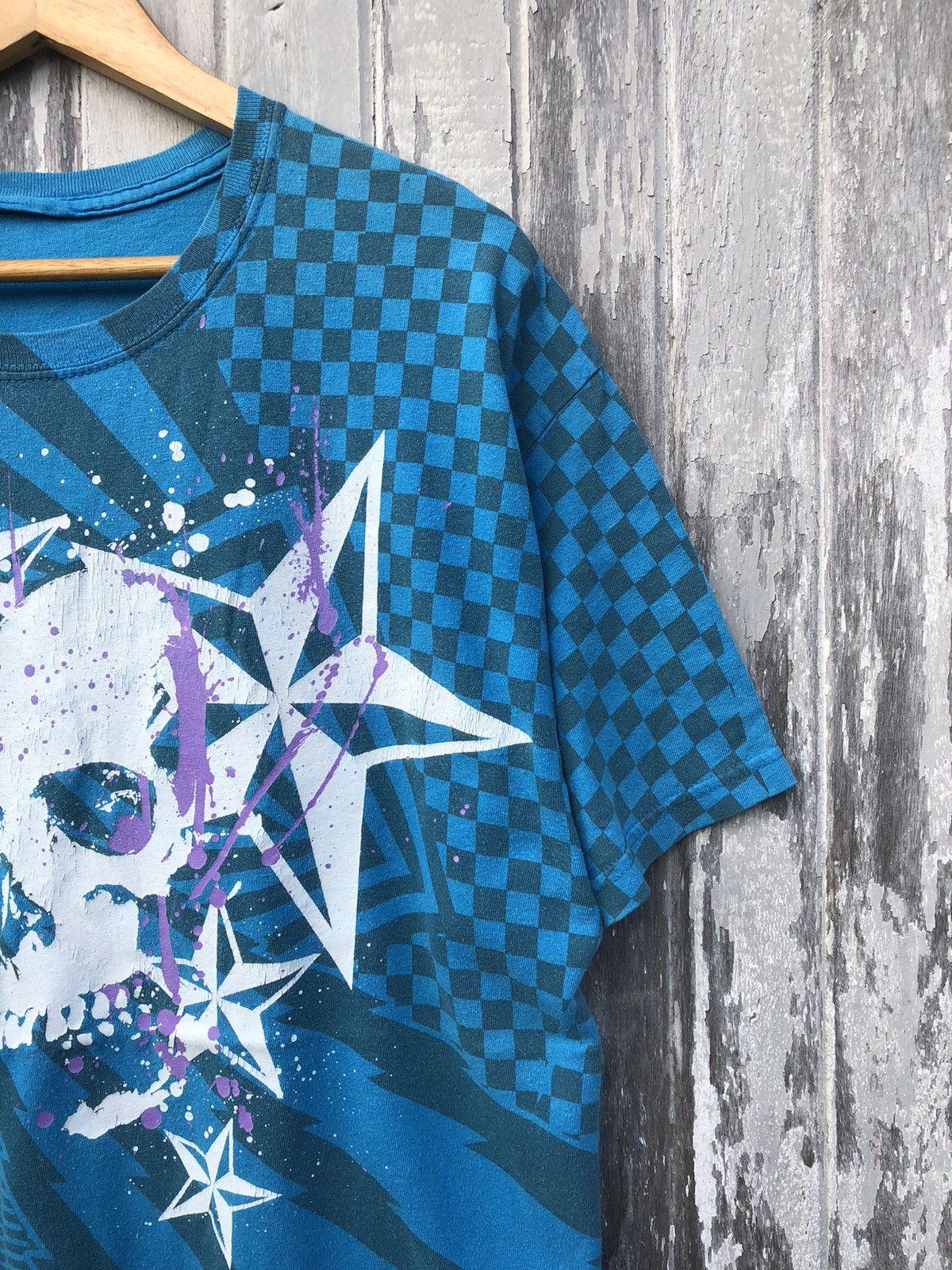 Vintage Vintage Y2K Skull Grunge Graphic Tshirt Size US L / EU 52-54 / 3 - 7 Thumbnail