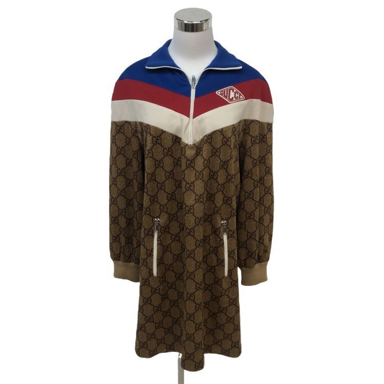 Gucci Gucci GG Monogram Zip Midi Dress Size M Size M / US 6-8 / IT 42-44 - 1 Thumbnail