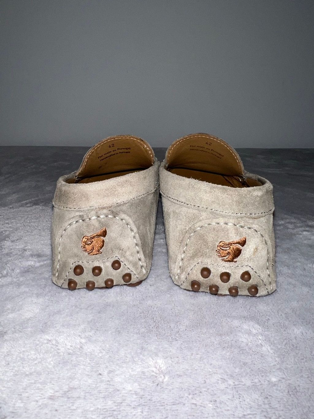 Bobbies Men's Bobbies PARIS Ash Green Suede Loafers & Slip-Ons EU 42 Size US 9 / EU 42 - 5 Thumbnail