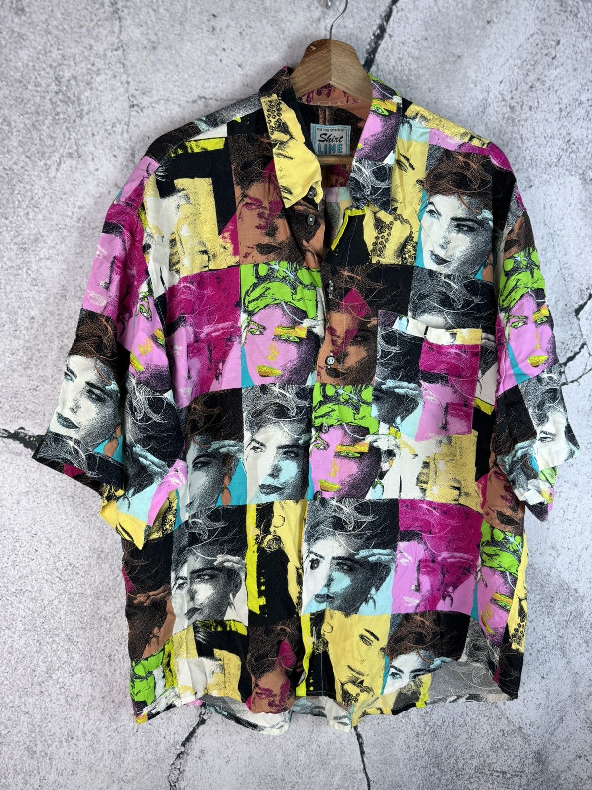 Other Vintage 90s Art Face Logo Surf Shirt Streetwear Size US XL / EU 56 / 4 - 1 Thumbnail