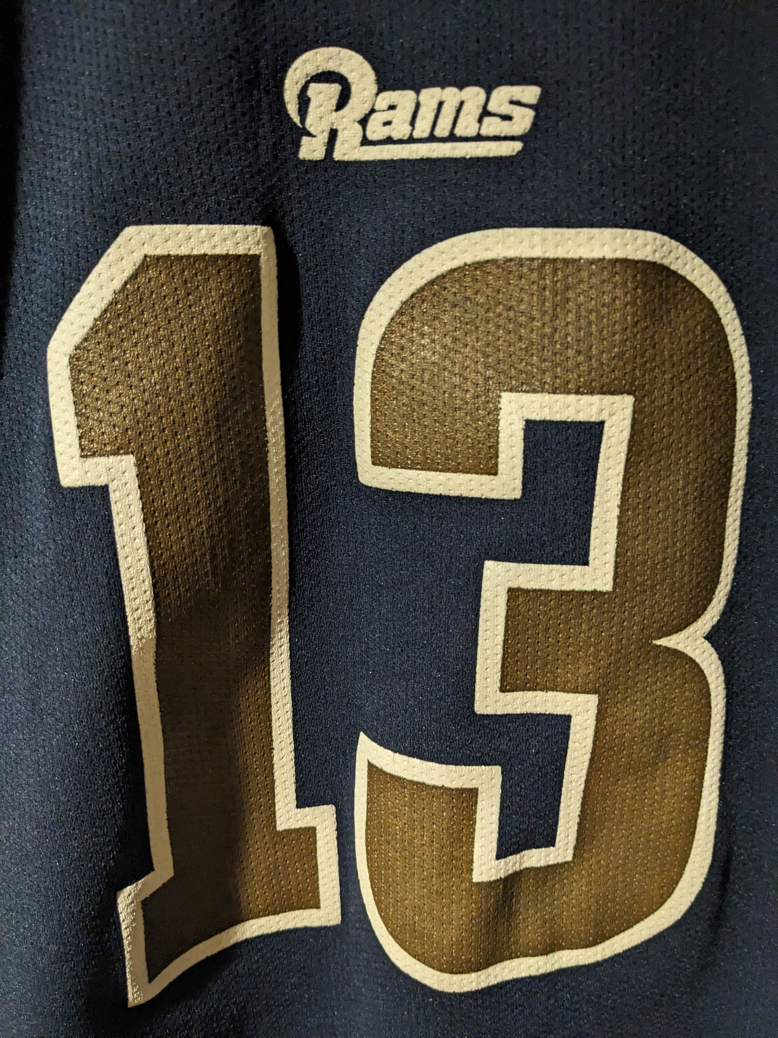 NFL × Vintage Vintage 90s Kurt Warner St. Louis Rams NFL Logo Kids Jersey Size US S / EU 44-46 / 1 - 4 Thumbnail