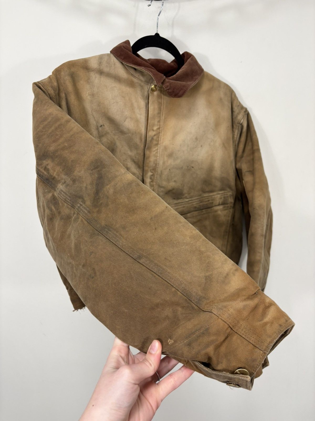Carhartt Vintage Carhartt Hype Faded Distressed Boxy Cropped Jacket Size US L / EU 52-54 / 3 - 15 Thumbnail