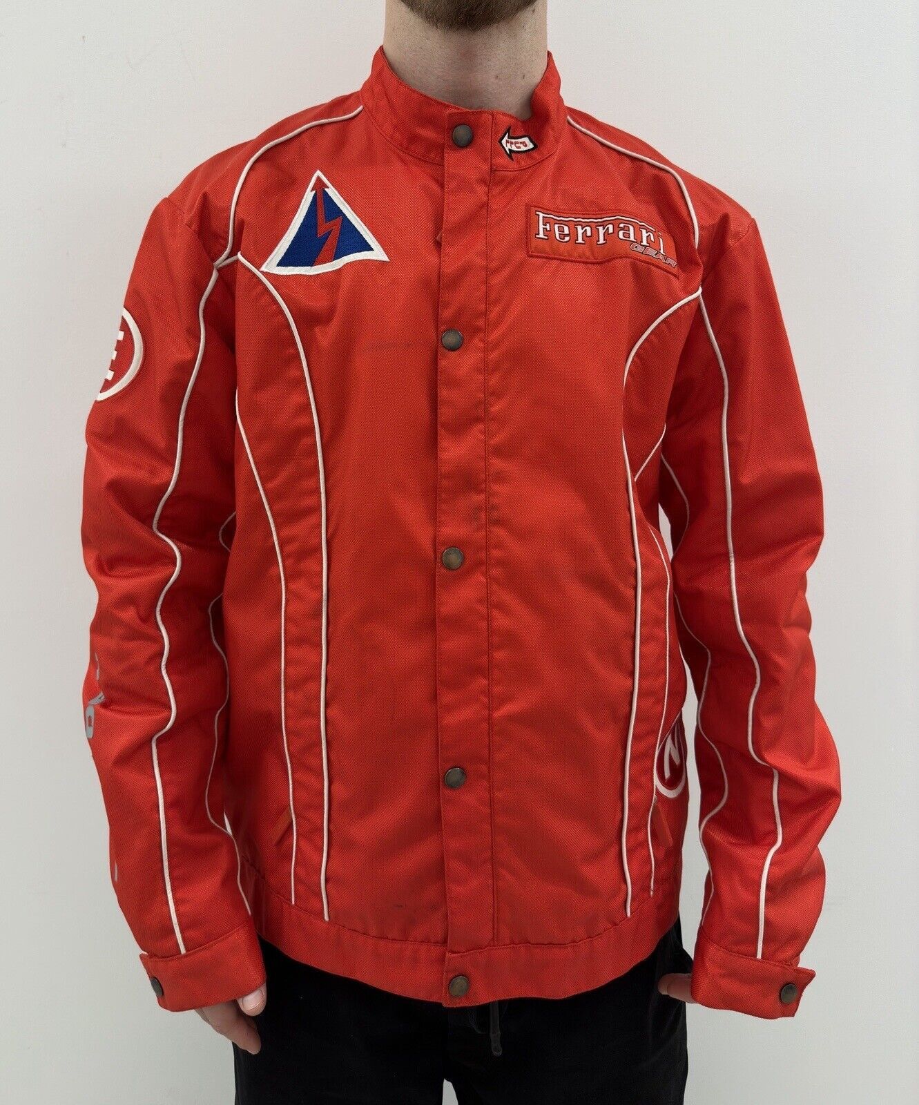 Ferrari VINTAGE 2000s Y2K FERRARI RACE DAY JACKET MENS F1 FORMULA 1 Size US L / EU 52-54 / 3 - 4 Thumbnail