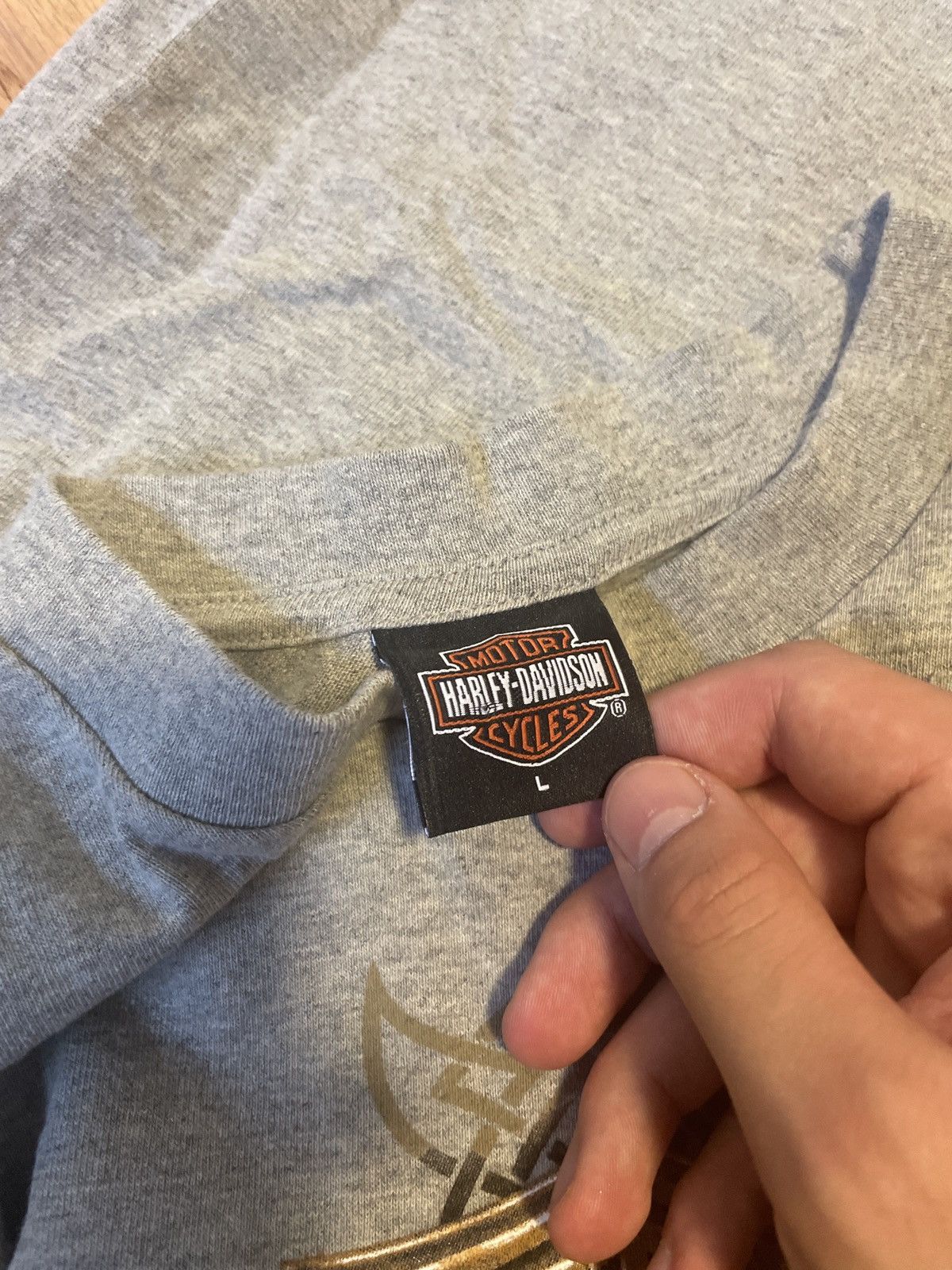 Harley Davidson × Vintage Harley Davidson t shirt Size US L / EU 52-54 / 3 - 4 Thumbnail