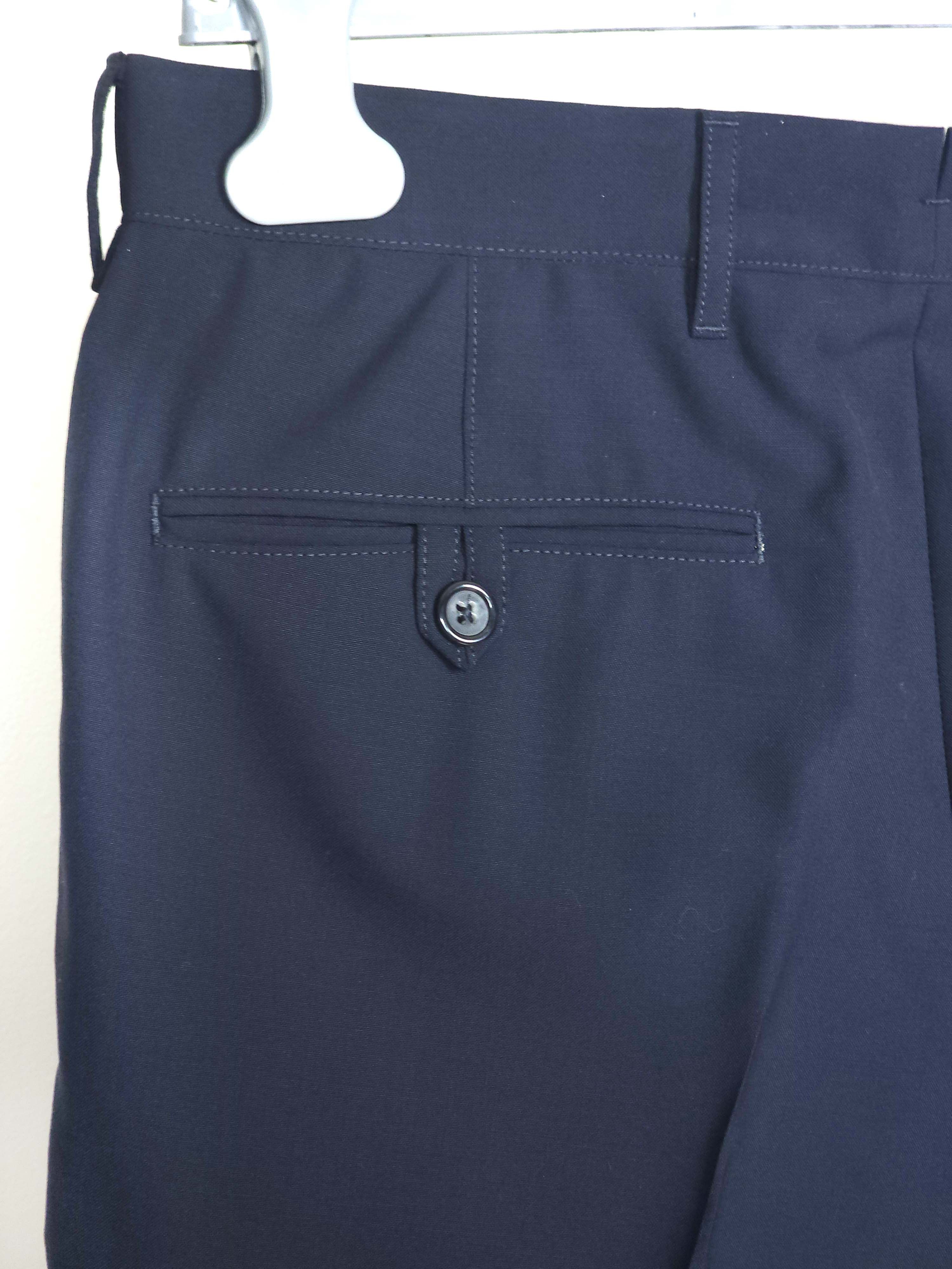 Prada Navy Virgin Wool Shorts IT46/US32 Size US 30 / EU 46 - 4 Thumbnail