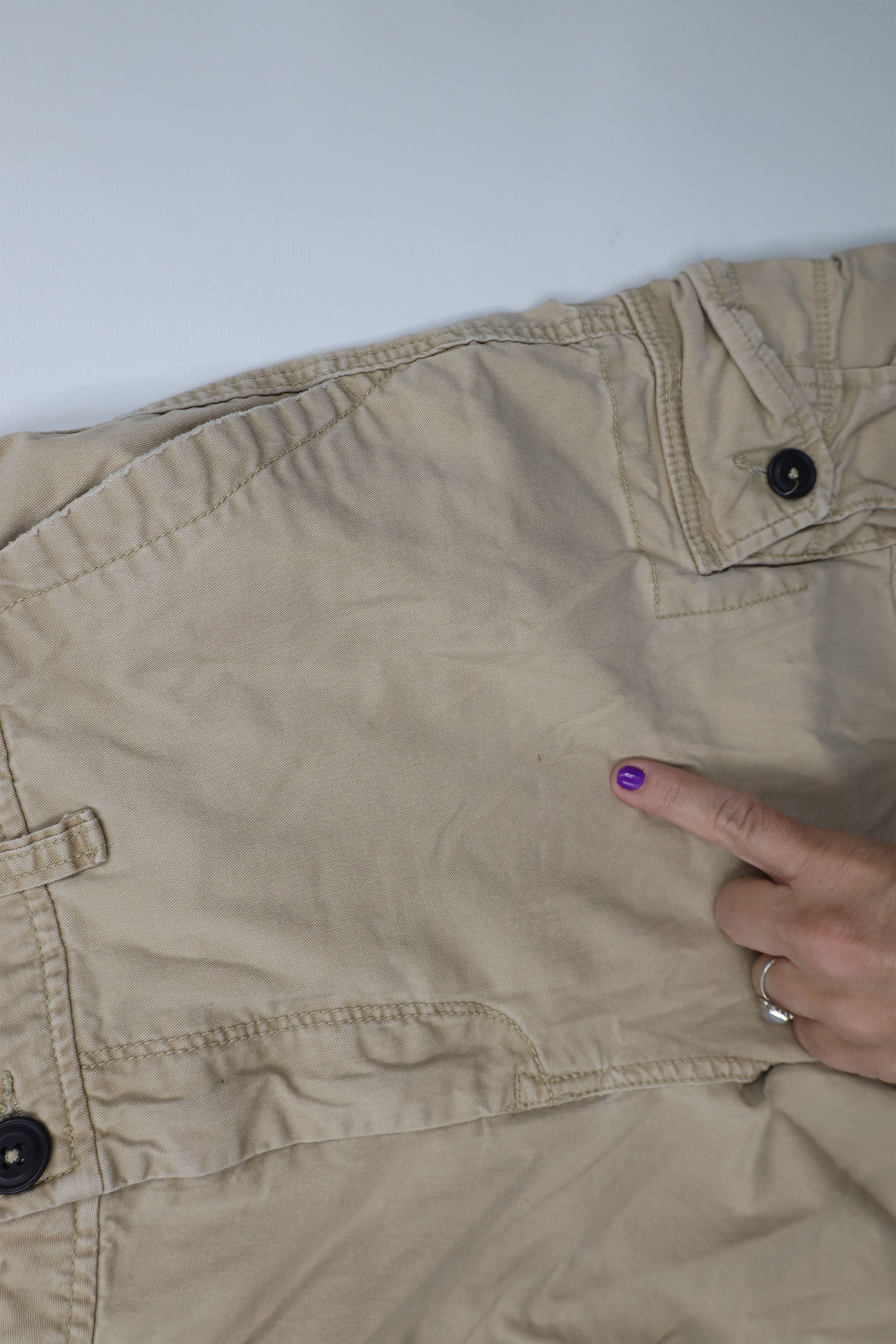 Aeropostale Vintage Y2K Aeropostale Surplus Cargo Shorts Beige Cotton Size US 34 / EU 50 - 5 Thumbnail